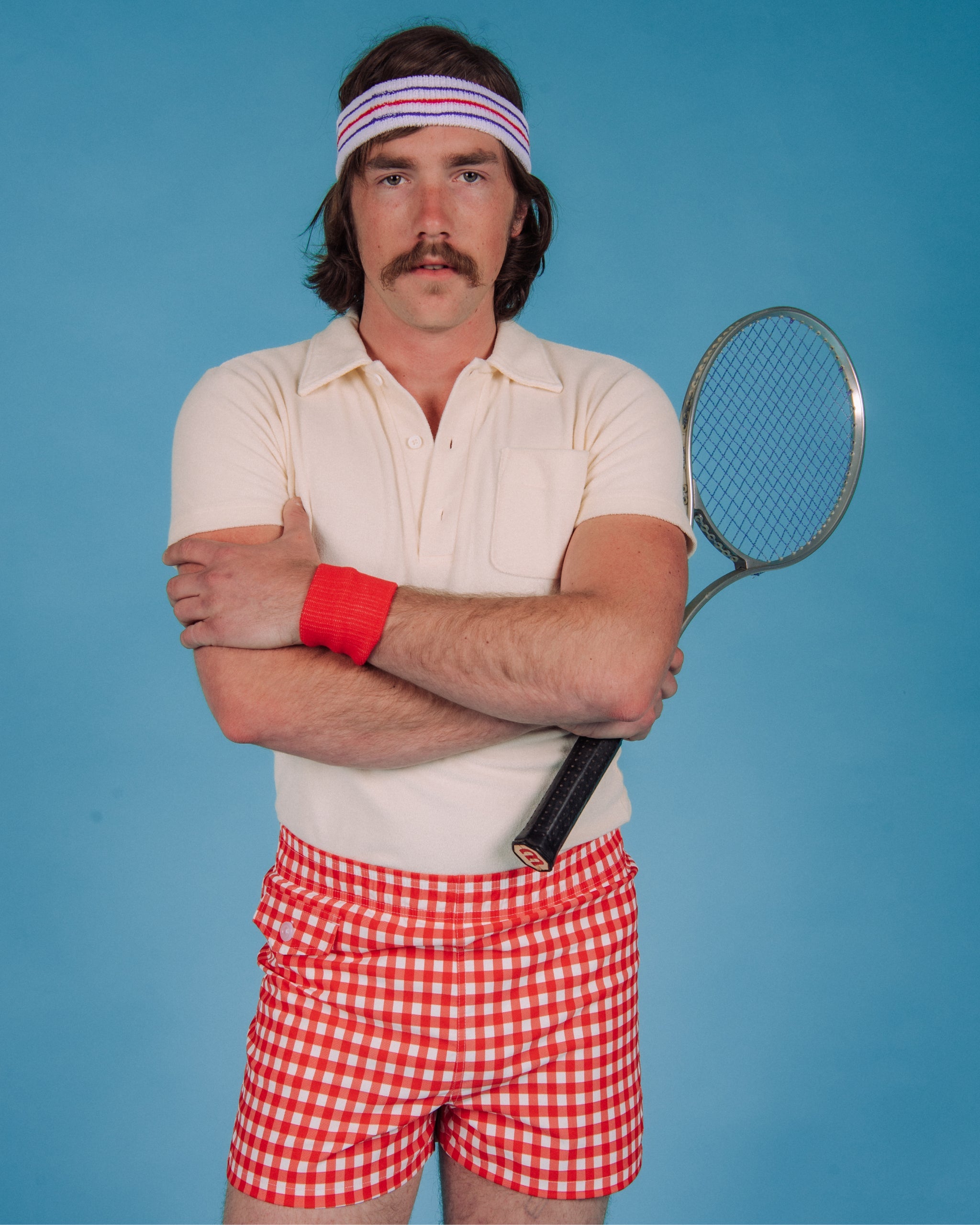 Gingham Cabana Trunk (Red)