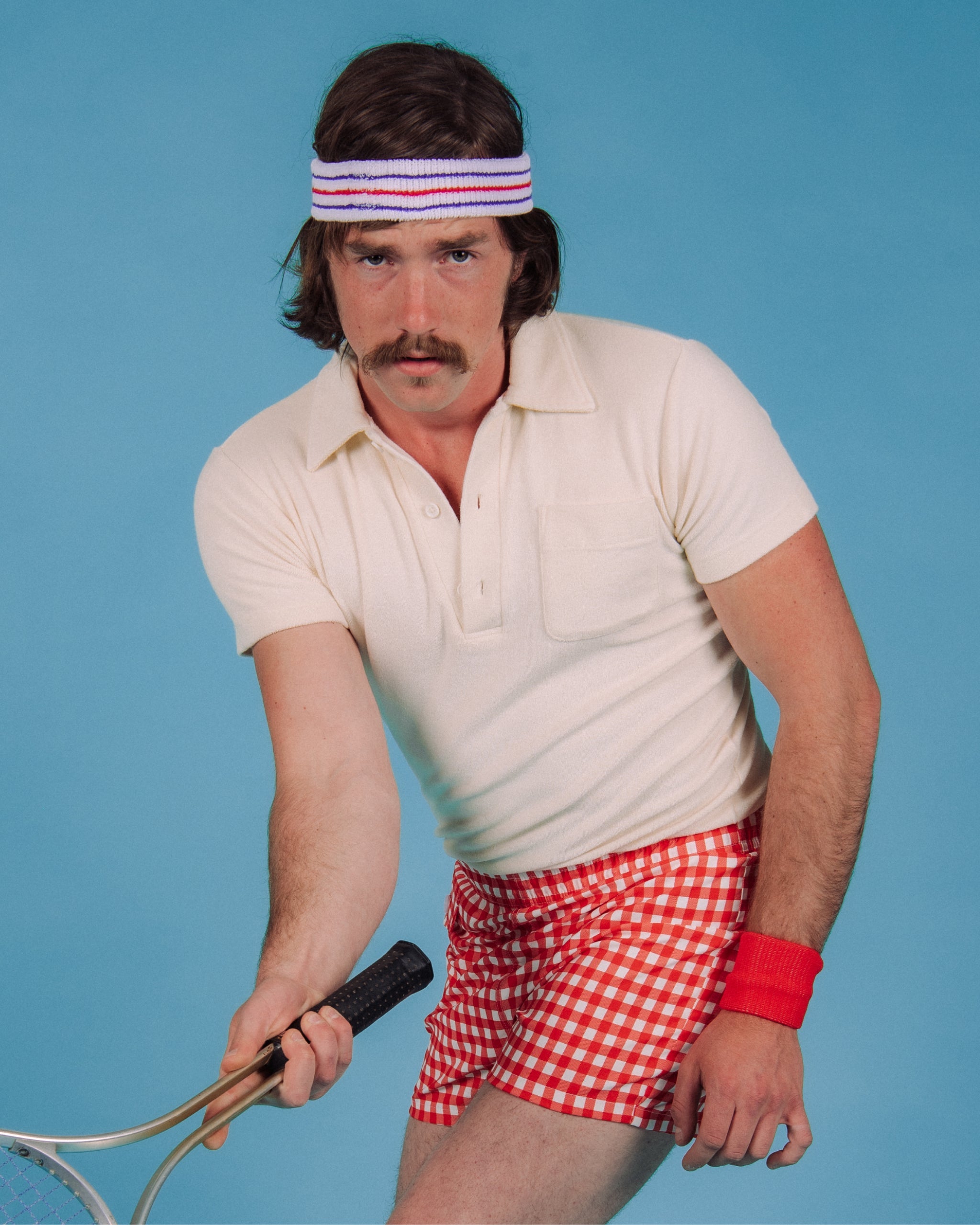 Gingham Cabana Trunk (Red)