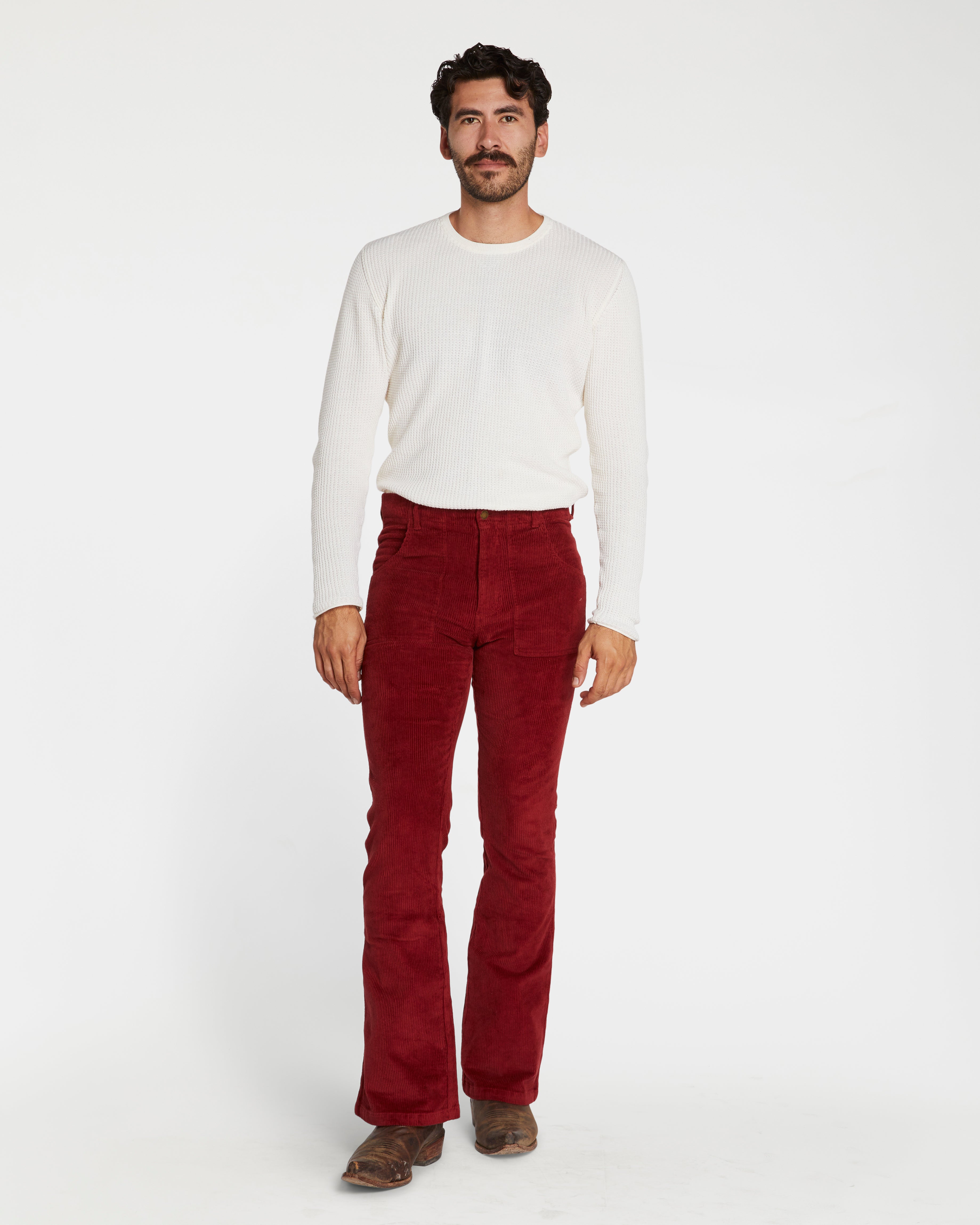 Men's Bell Bottom (Burgundy)