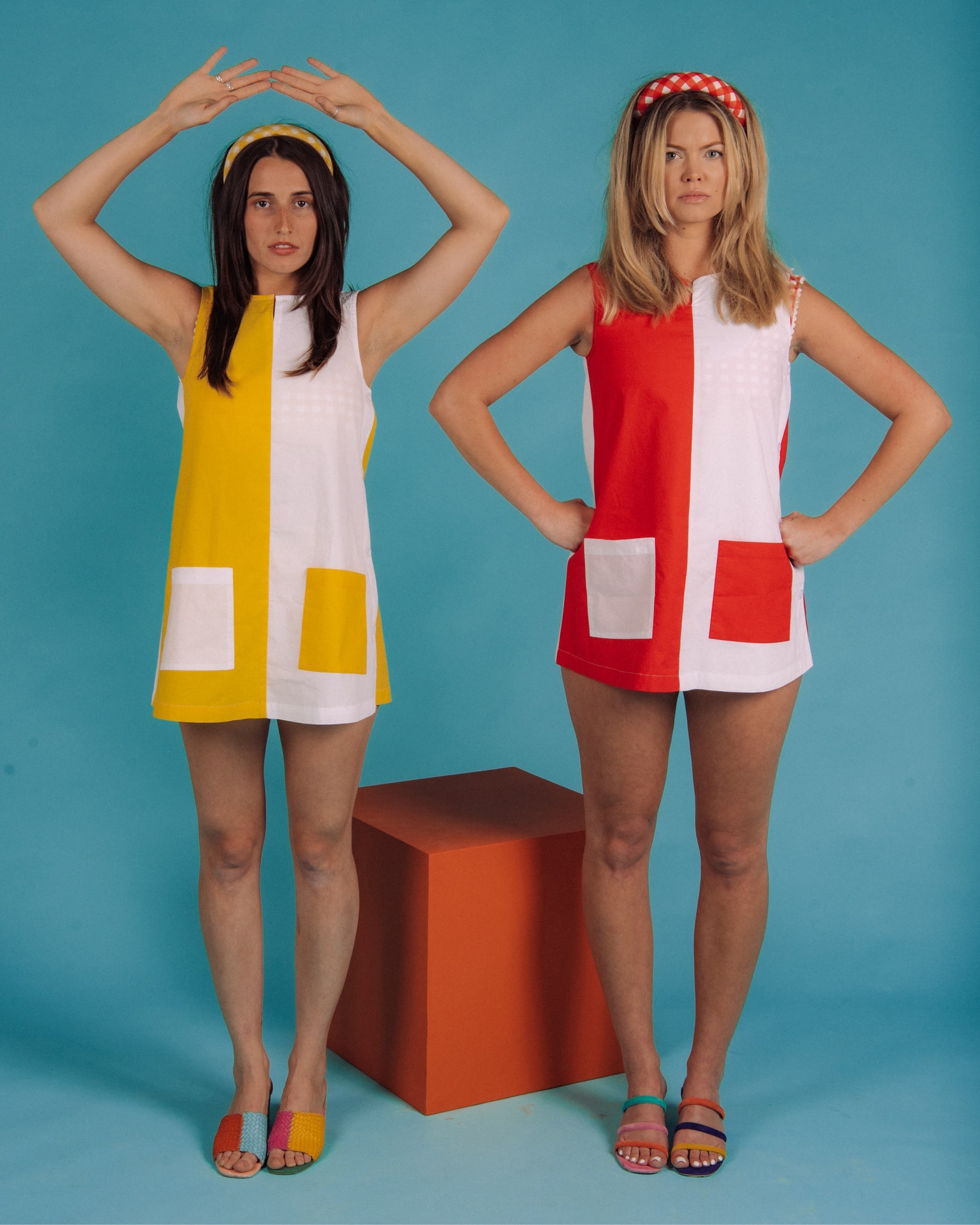 Bandeau vichy (jaune)