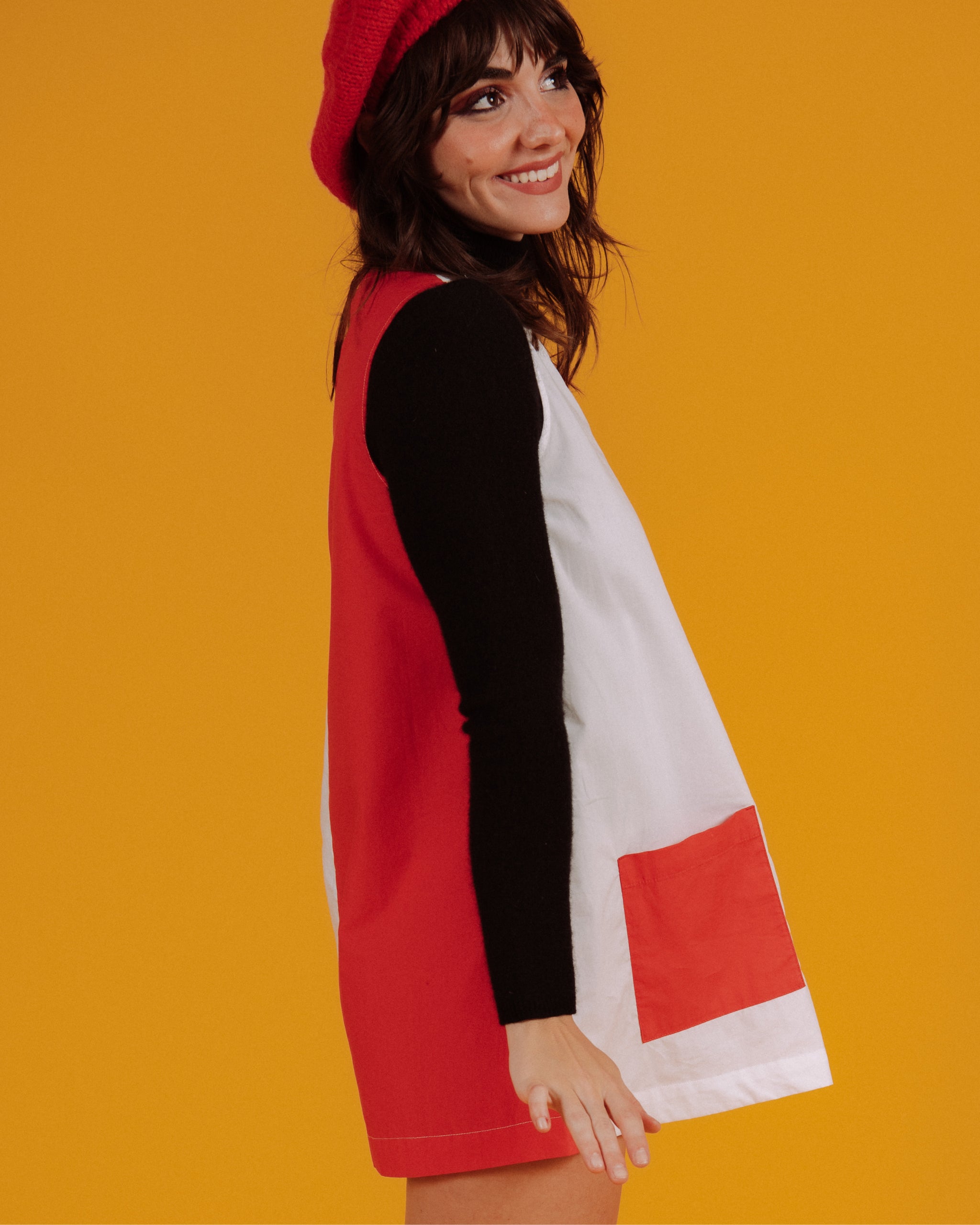 Two-Tone Smock