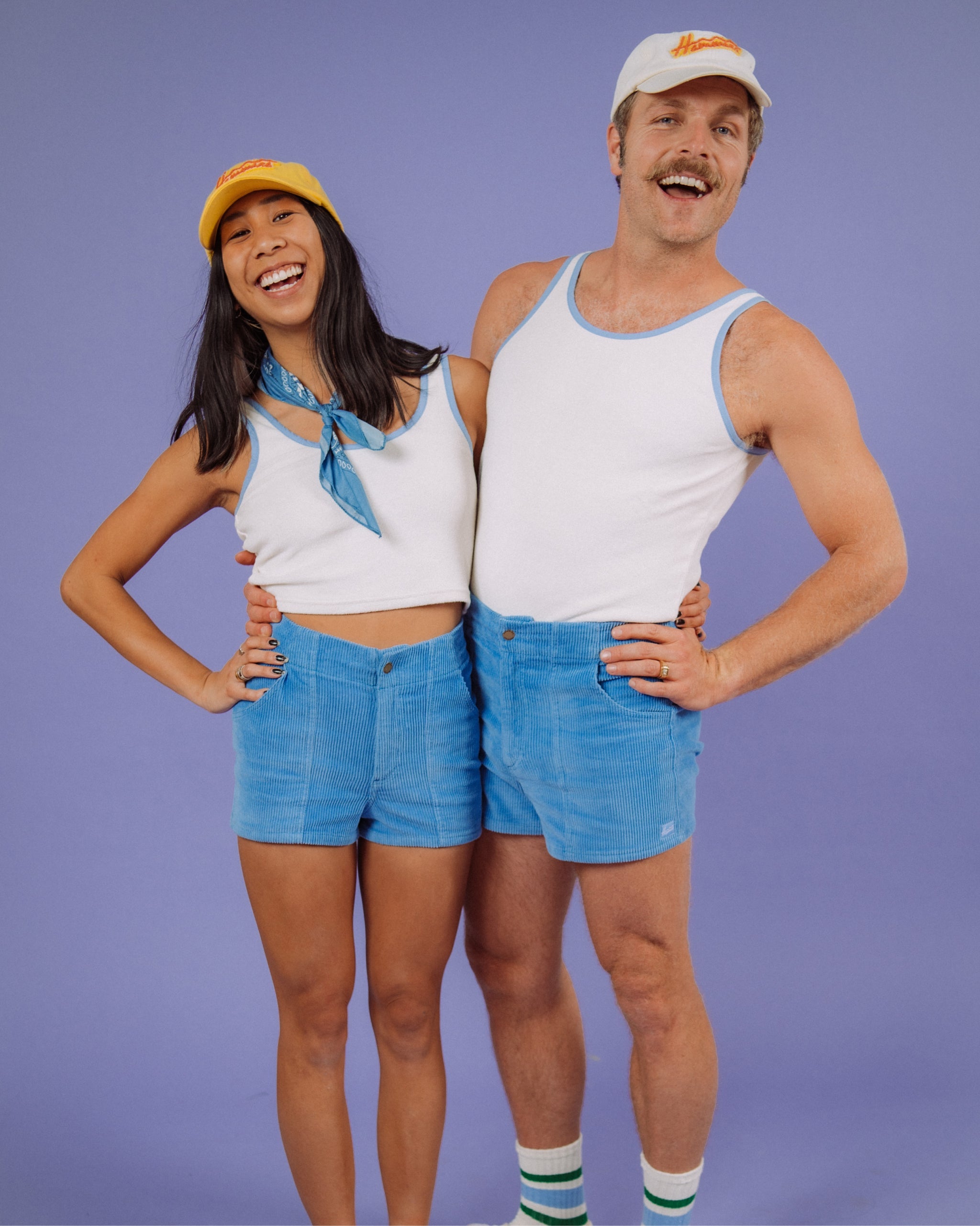 Pantalón corto de mujer (Amapola azul)