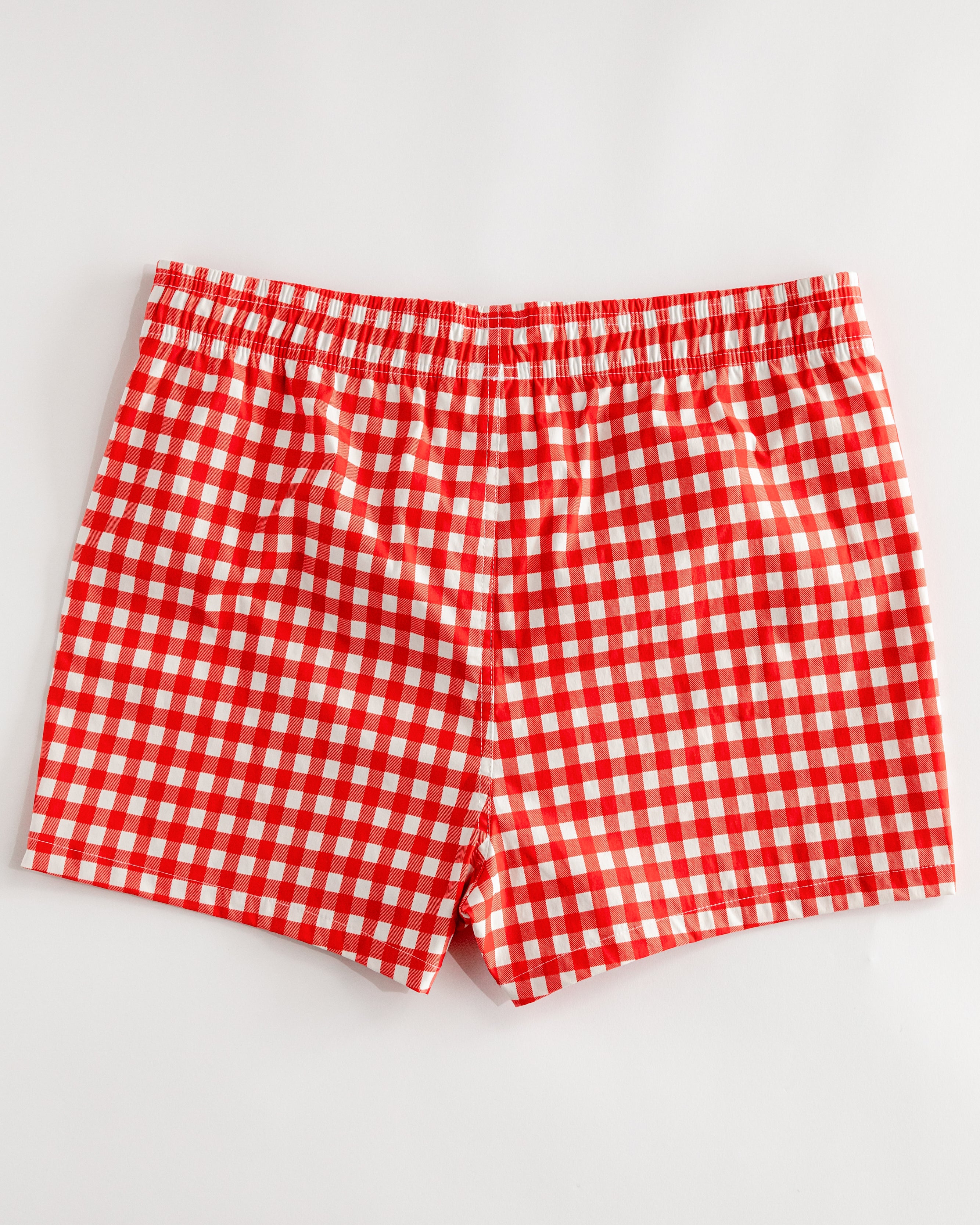 Gingham Cabana Trunk (Red)