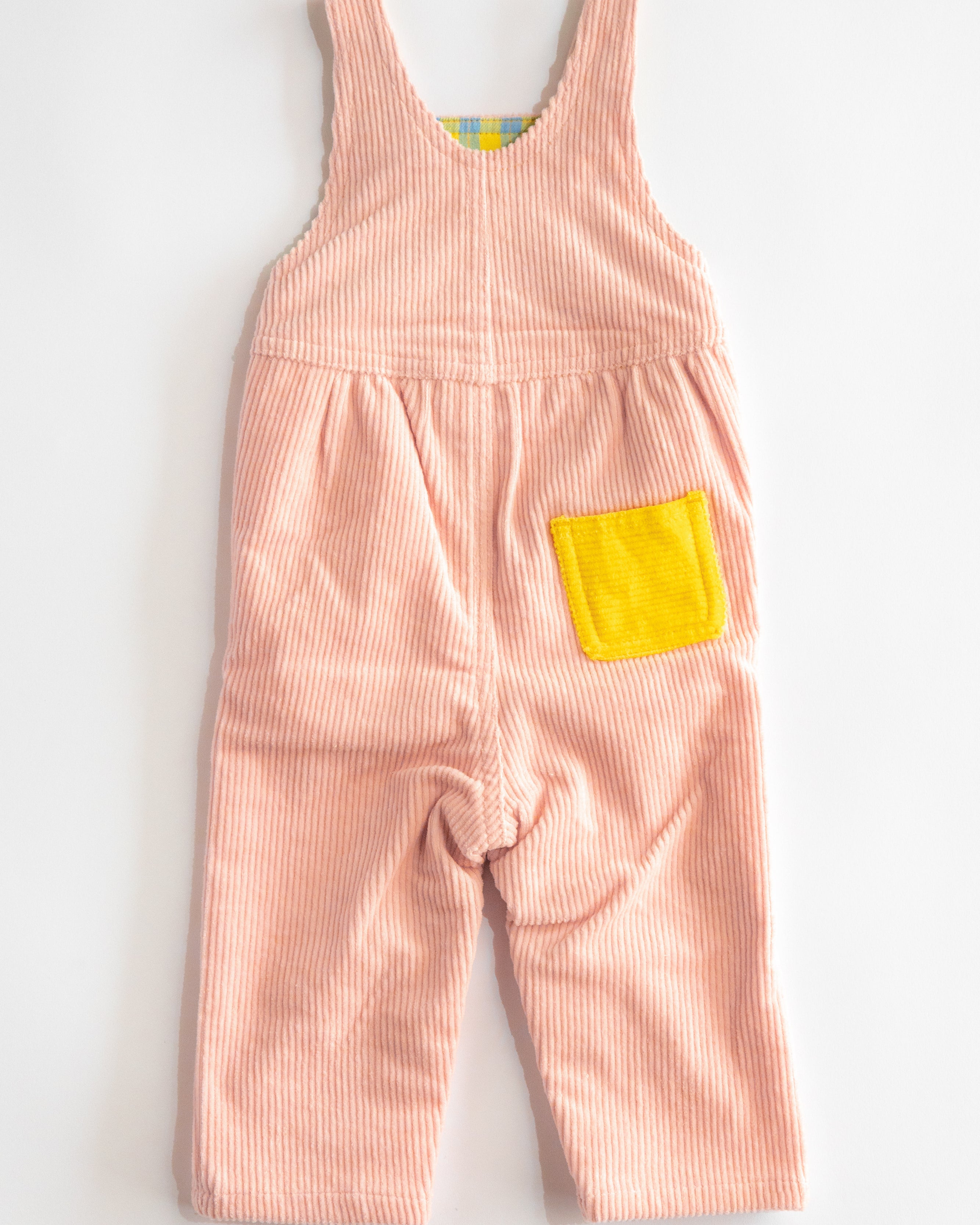 Mono para niños (rosa empolvado/amarillo)