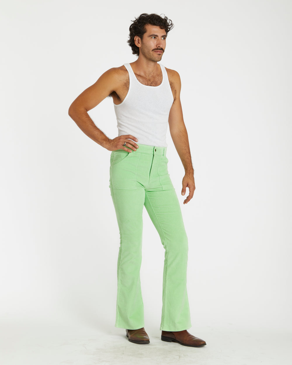 Cristian is 6'3" and wearing size 32
