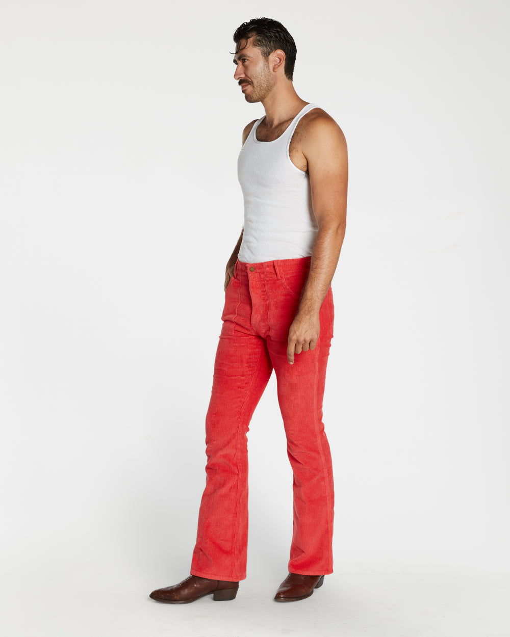 Cristian is 6'3" and wearing size 32
