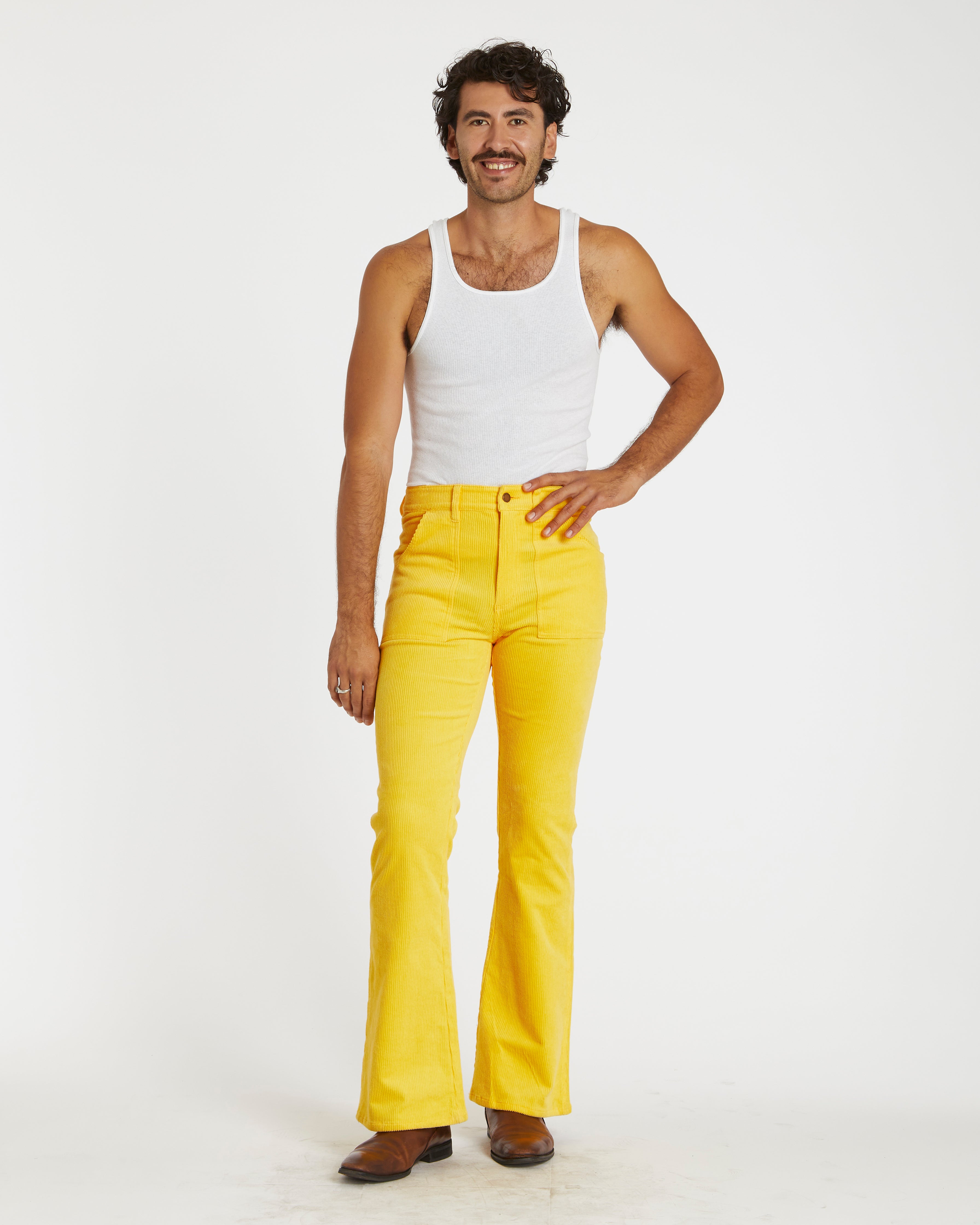 Cristian is 6'3" and wearing size 32