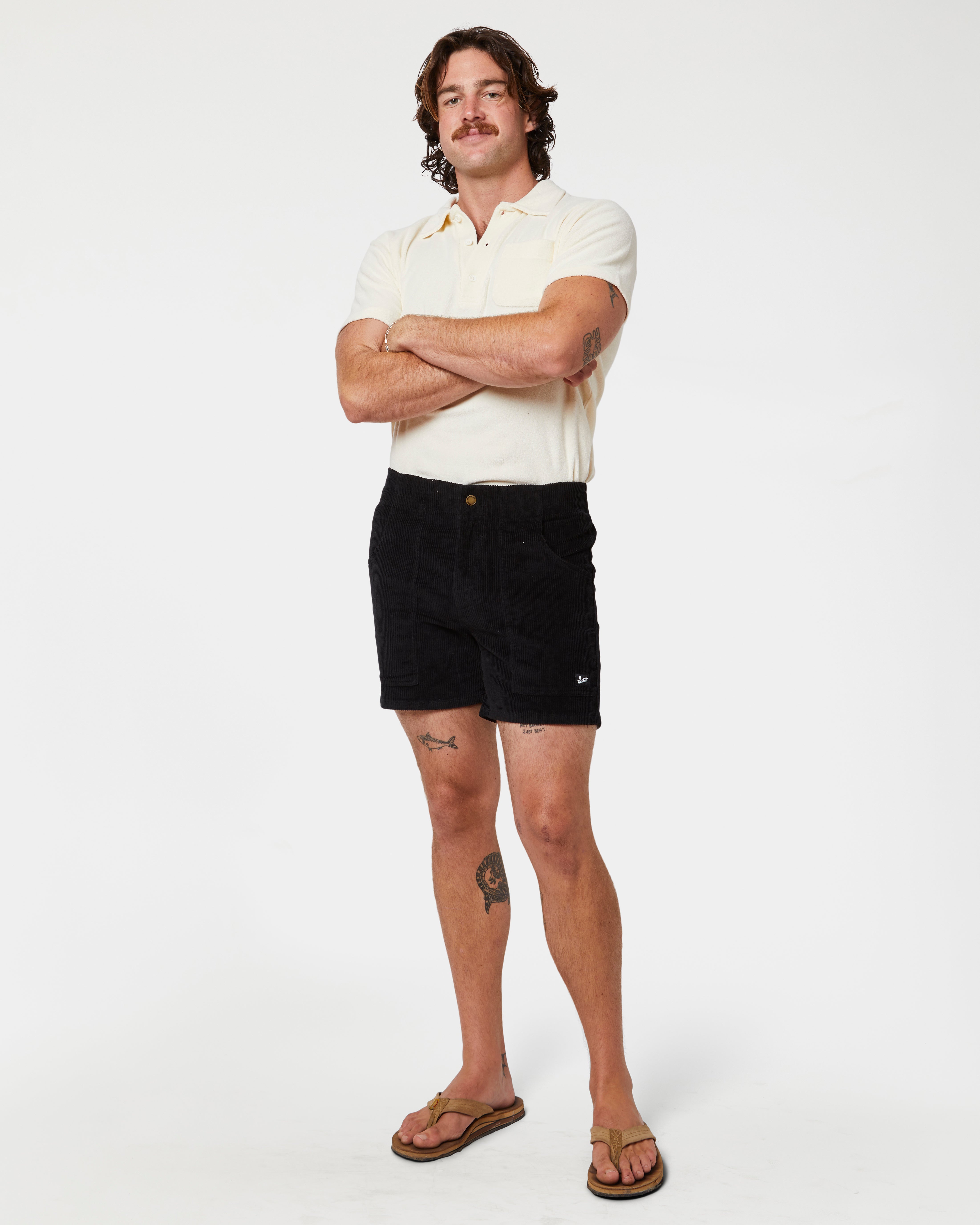 Pantalón corto de hombre (negro)