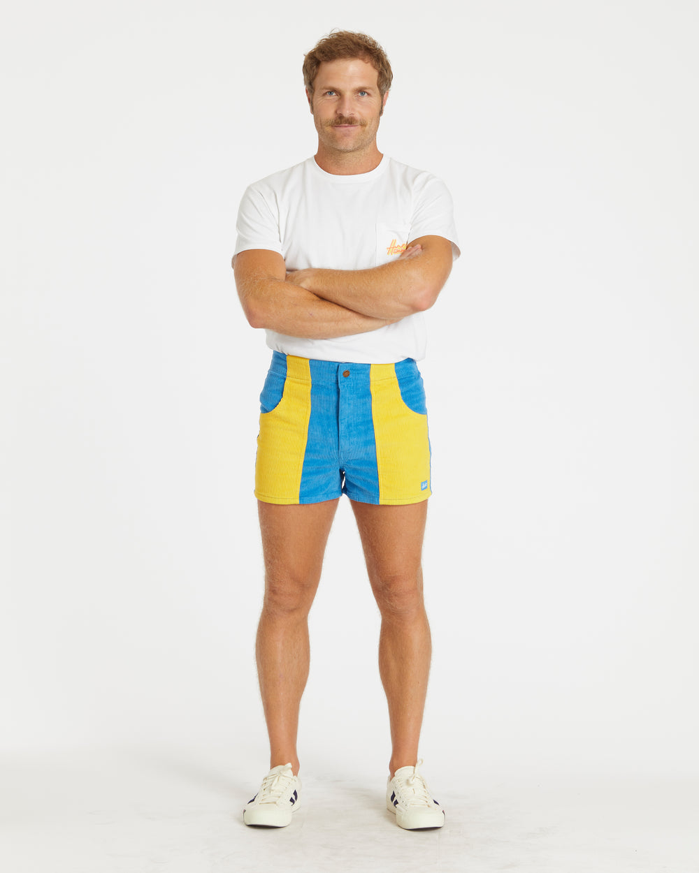 Grant is 5'11" and wearing size 32