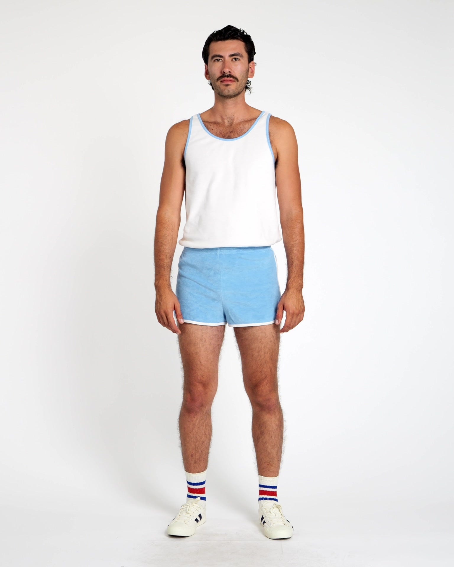 Cristian is 6'3" and wearing size 32