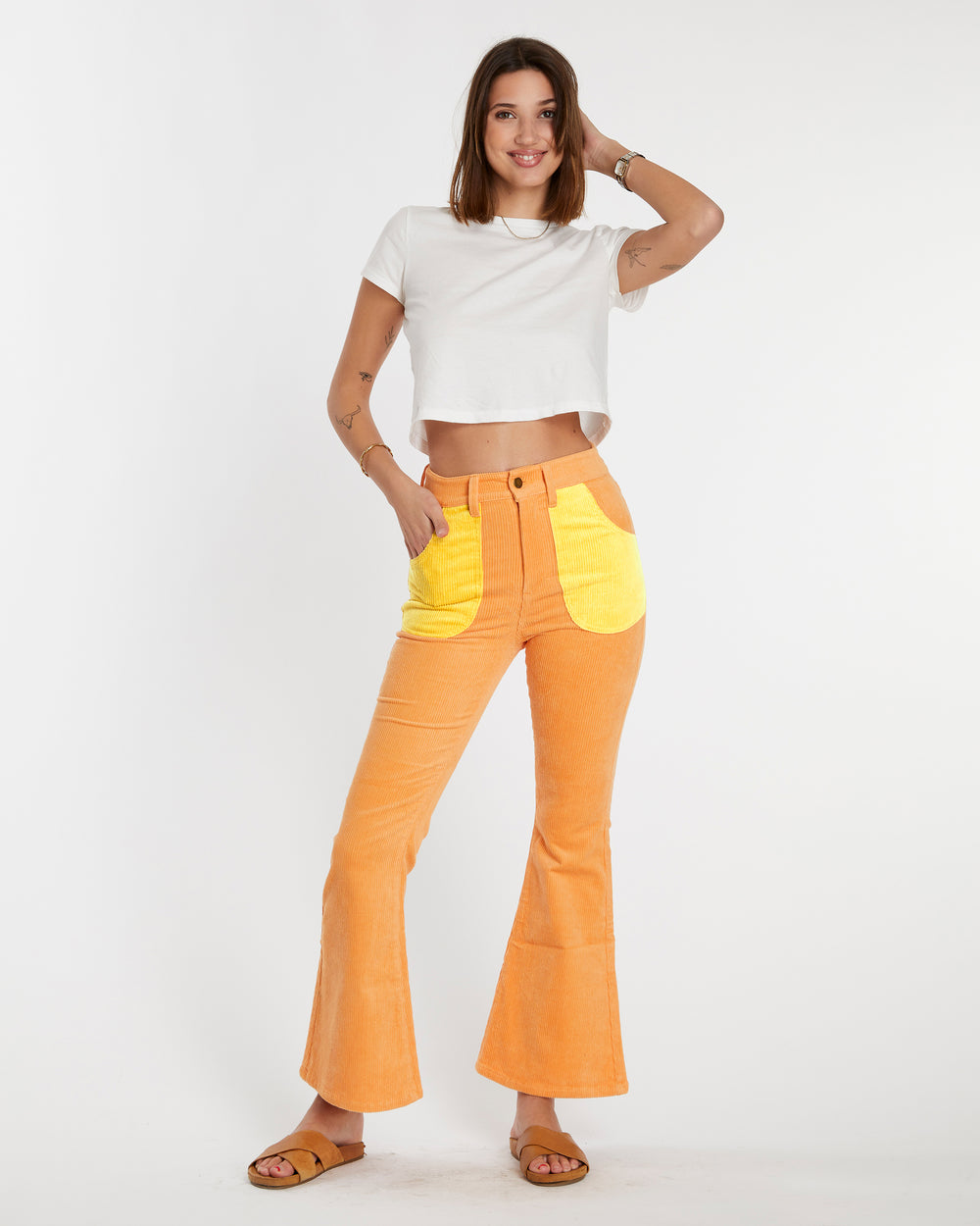 Carla is 5'10" and wearing size 26