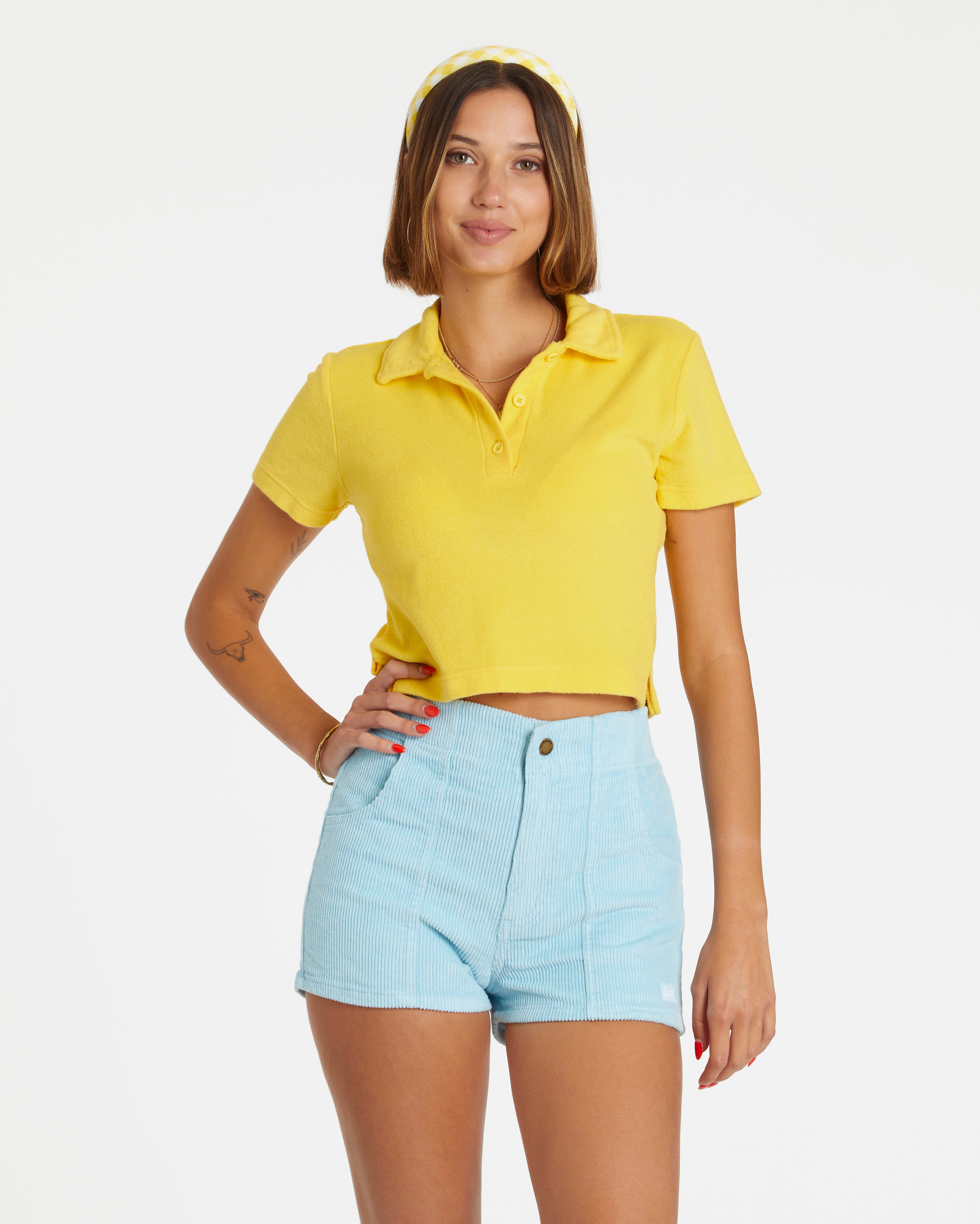 Bandeau vichy (jaune)