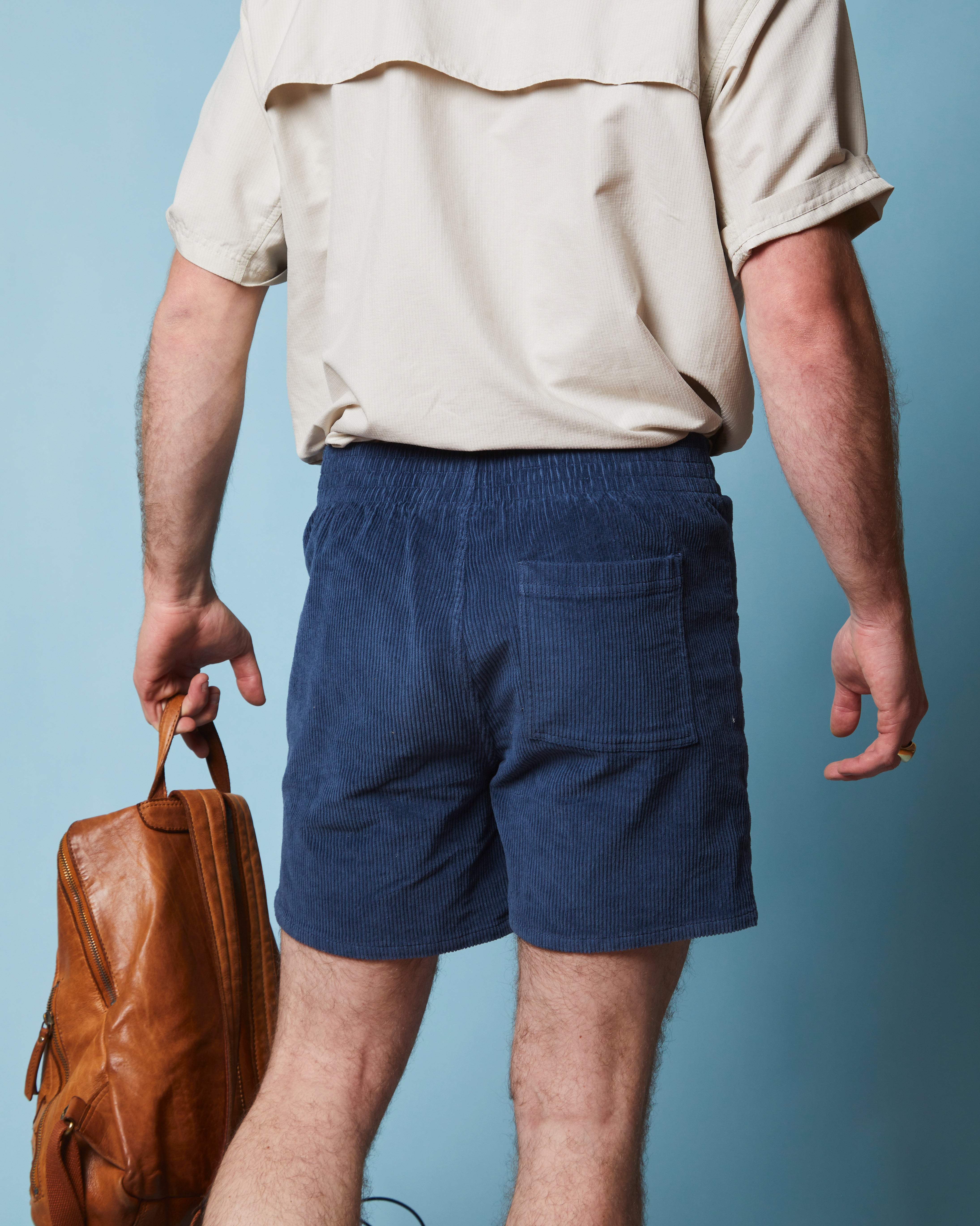 Pantalón corto de hombre (azul marino)