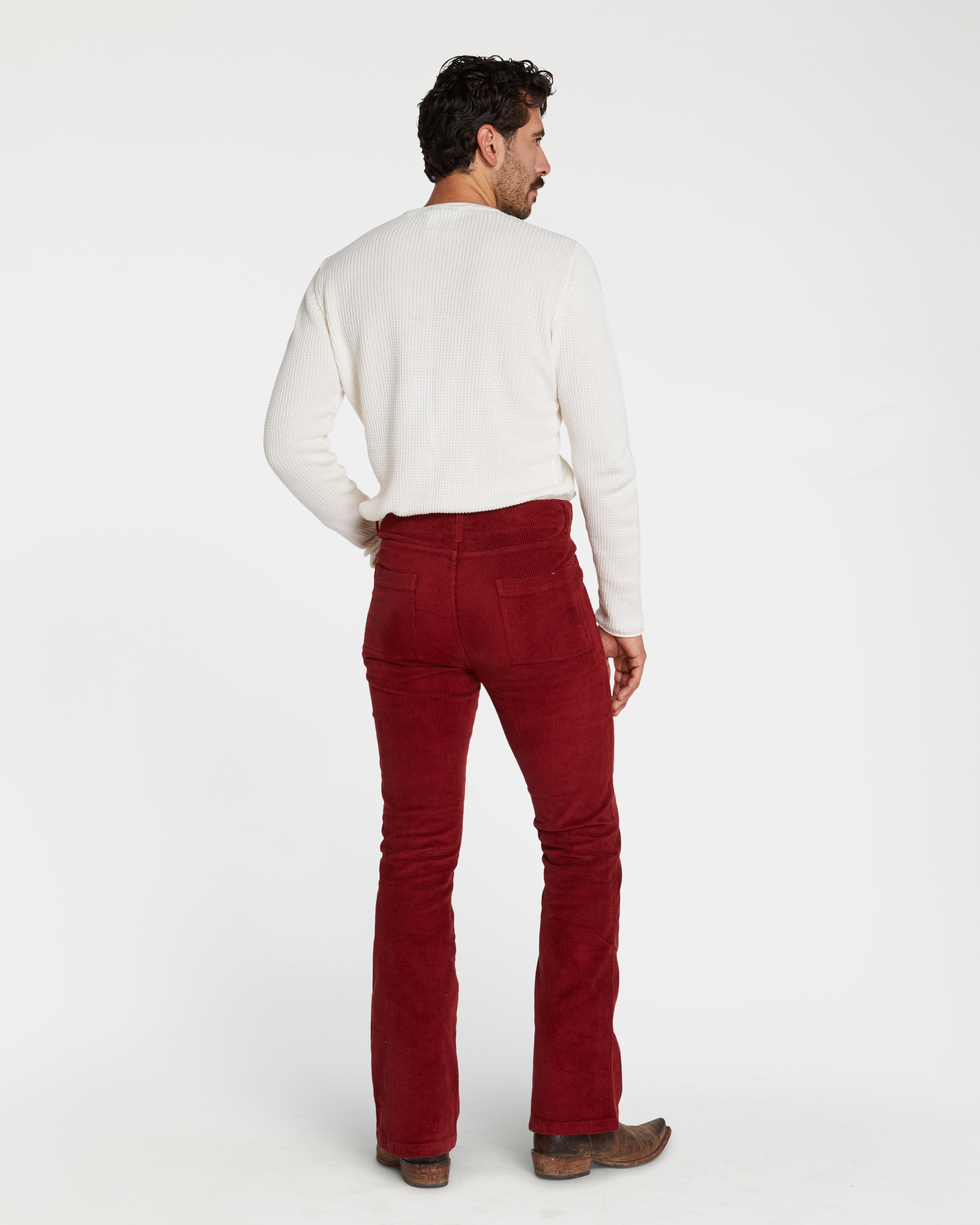 Men's Bell Bottom (Burgundy)
