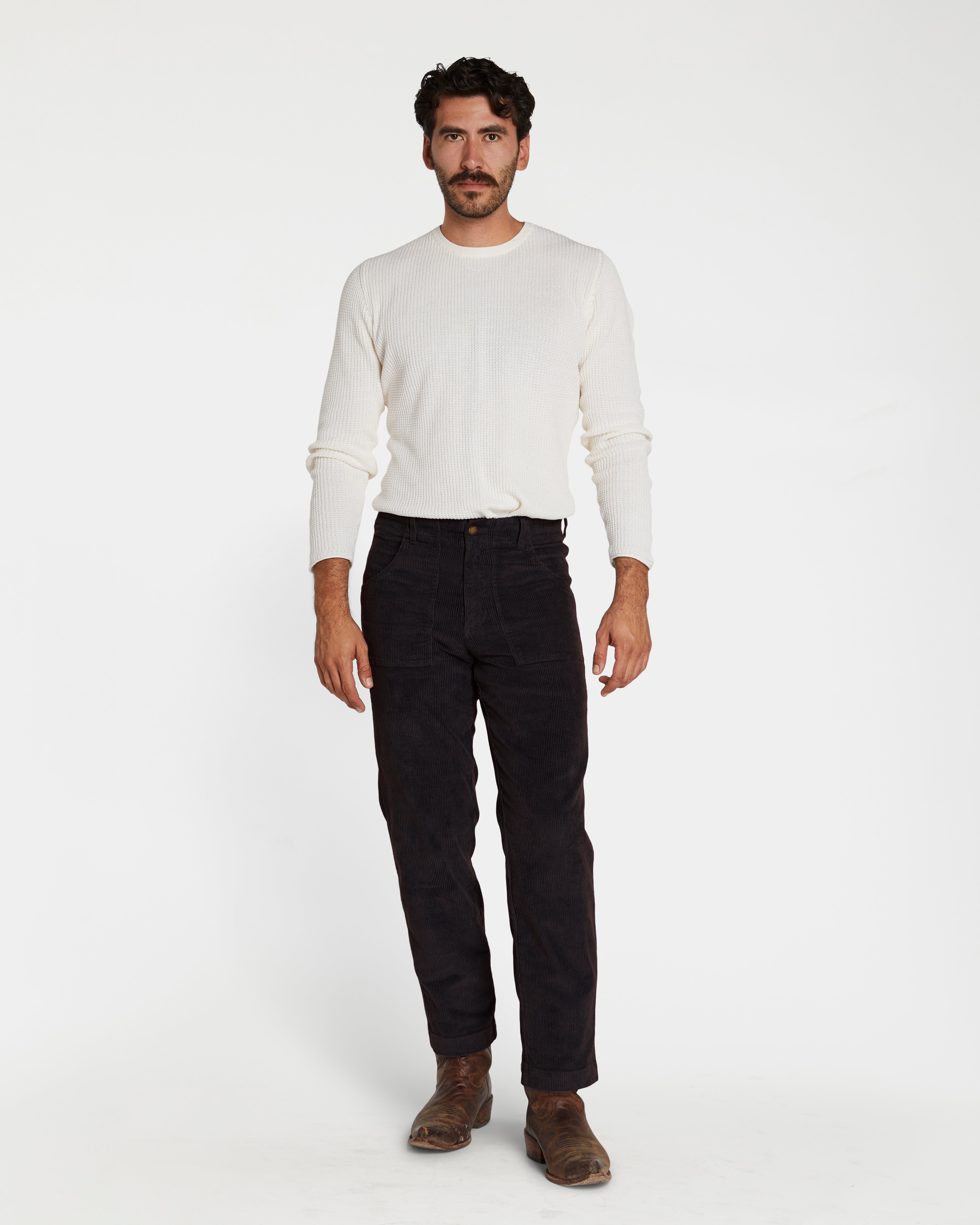 Cristian is 6'3" and wearing size 32