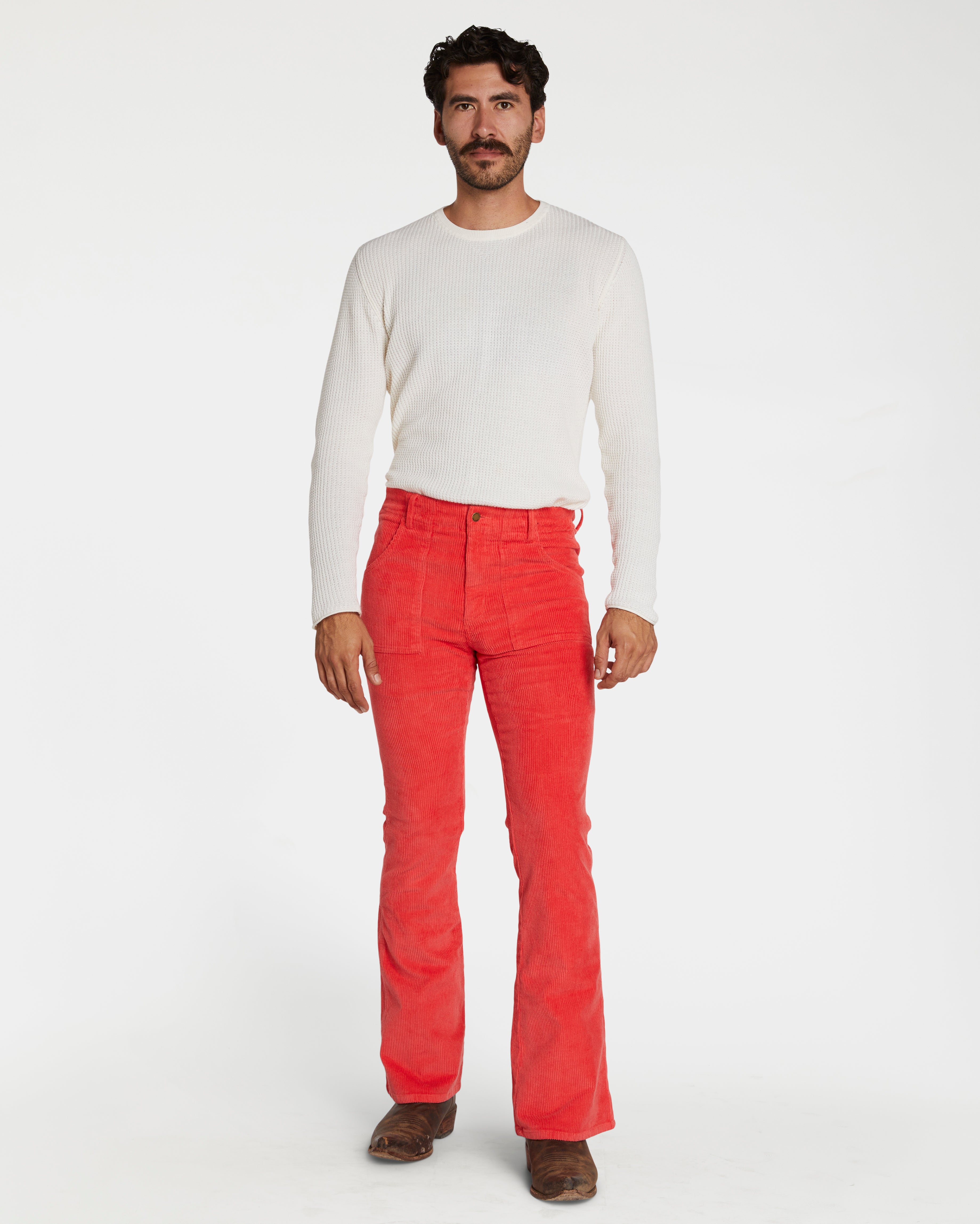 Cristian is 6'3" and wearing size 32