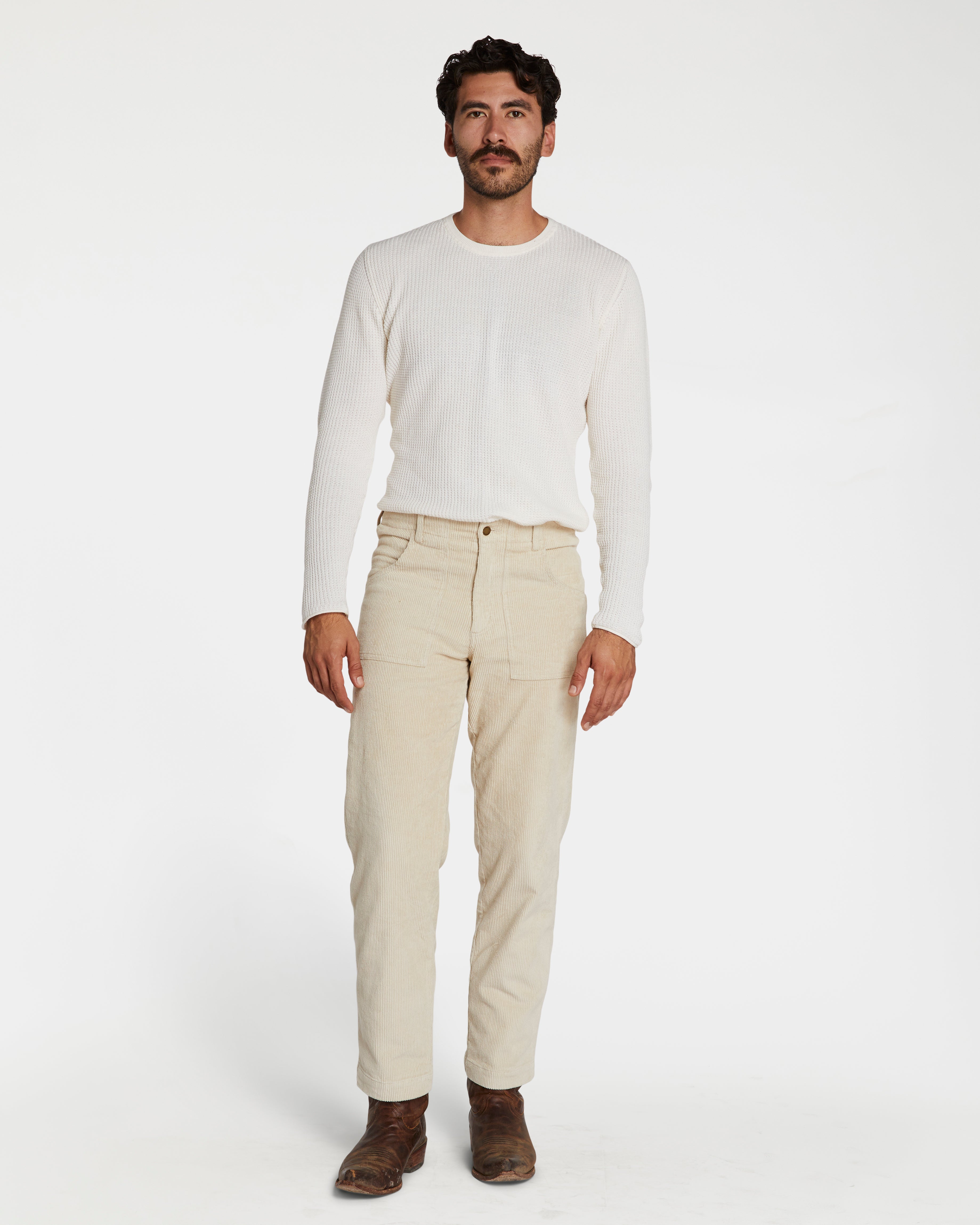 Cristian is 6'3" and wearing size 32