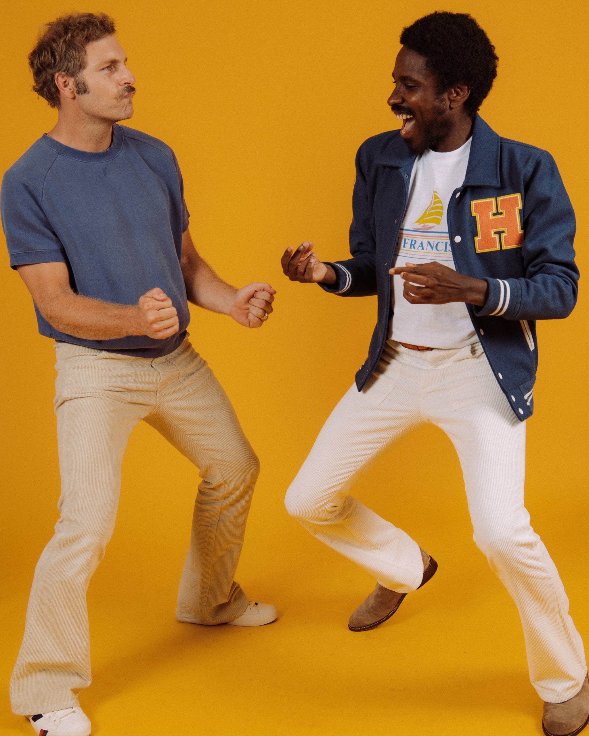 Randall is 6'0" and wearing size M