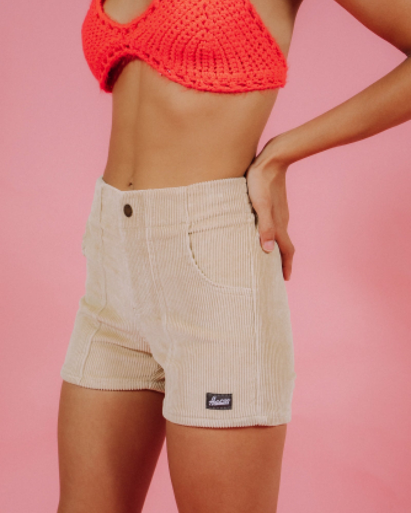 Do+Be Fit and Flare Shorts - Hot Pink Small