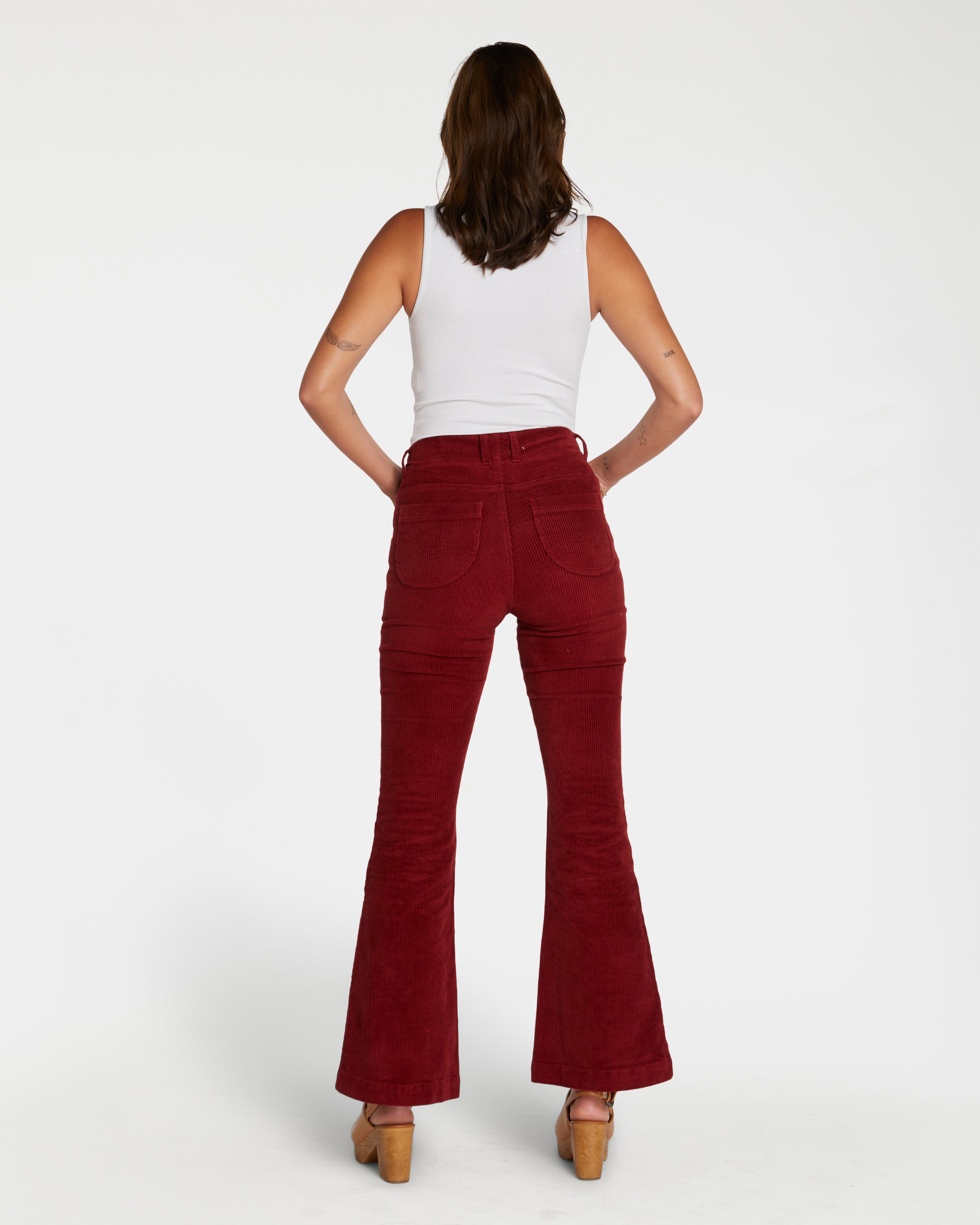 Women's Bell Bottom (Burgundy)