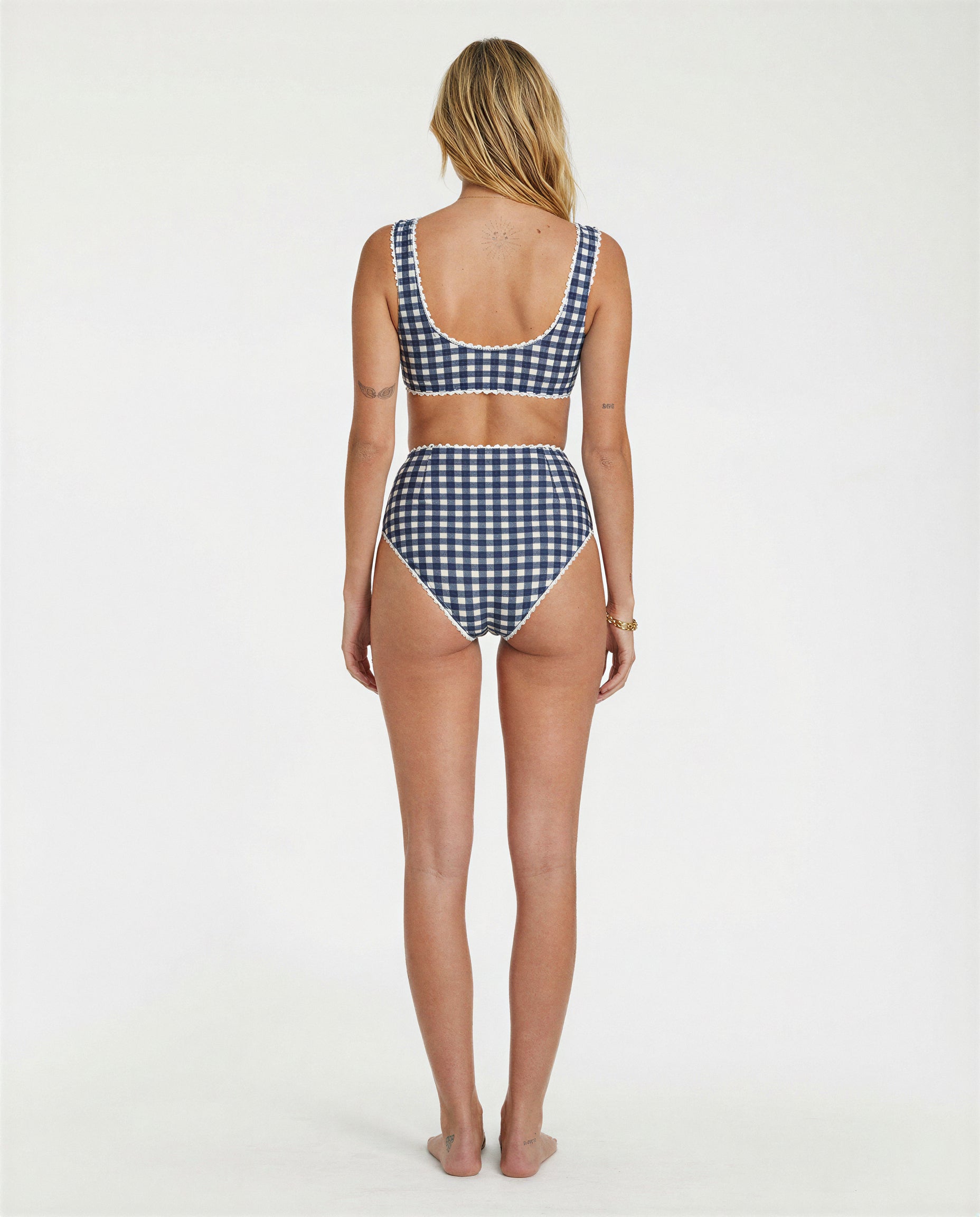 Gingham Bikini (Navy)