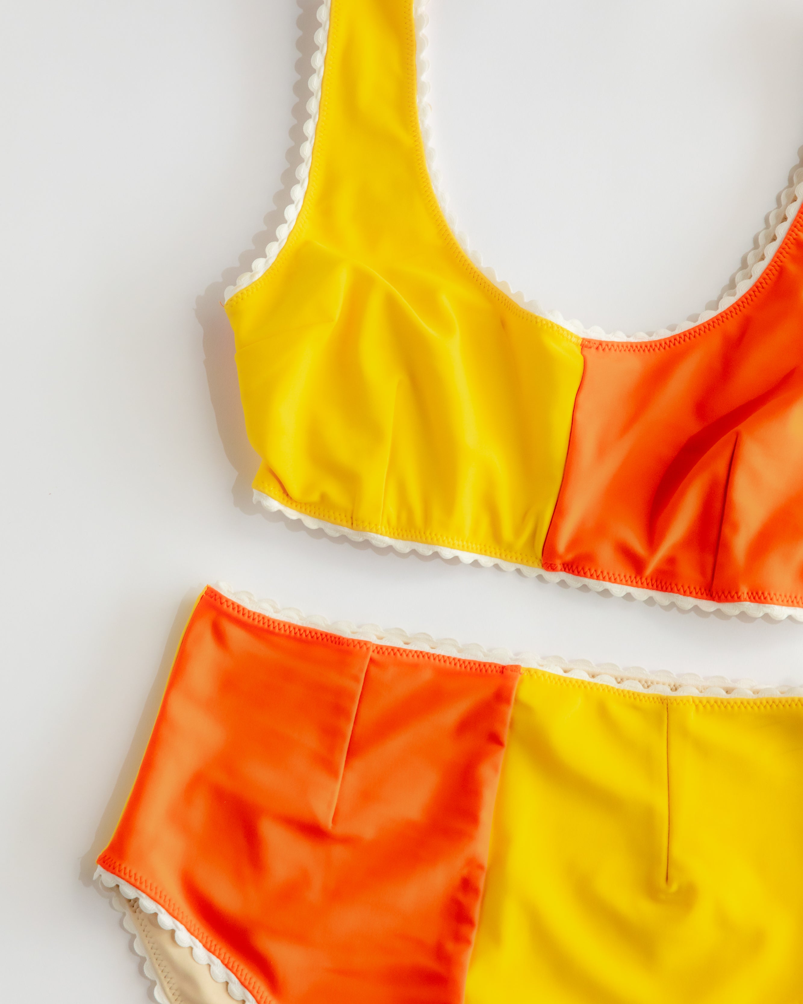Two-Tone Bikini (Yellow/Orange)