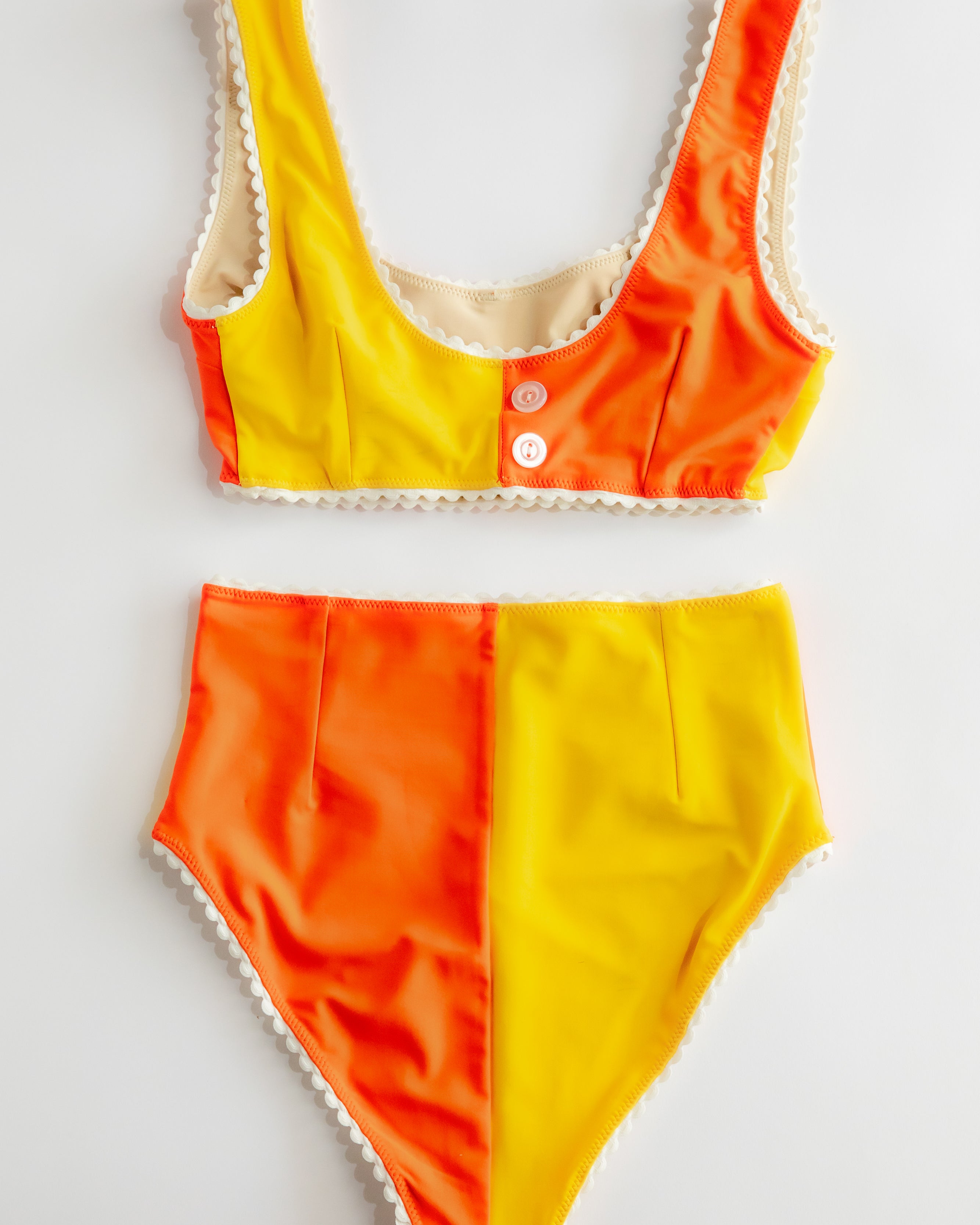 Two-Tone Bikini (Yellow/Orange)