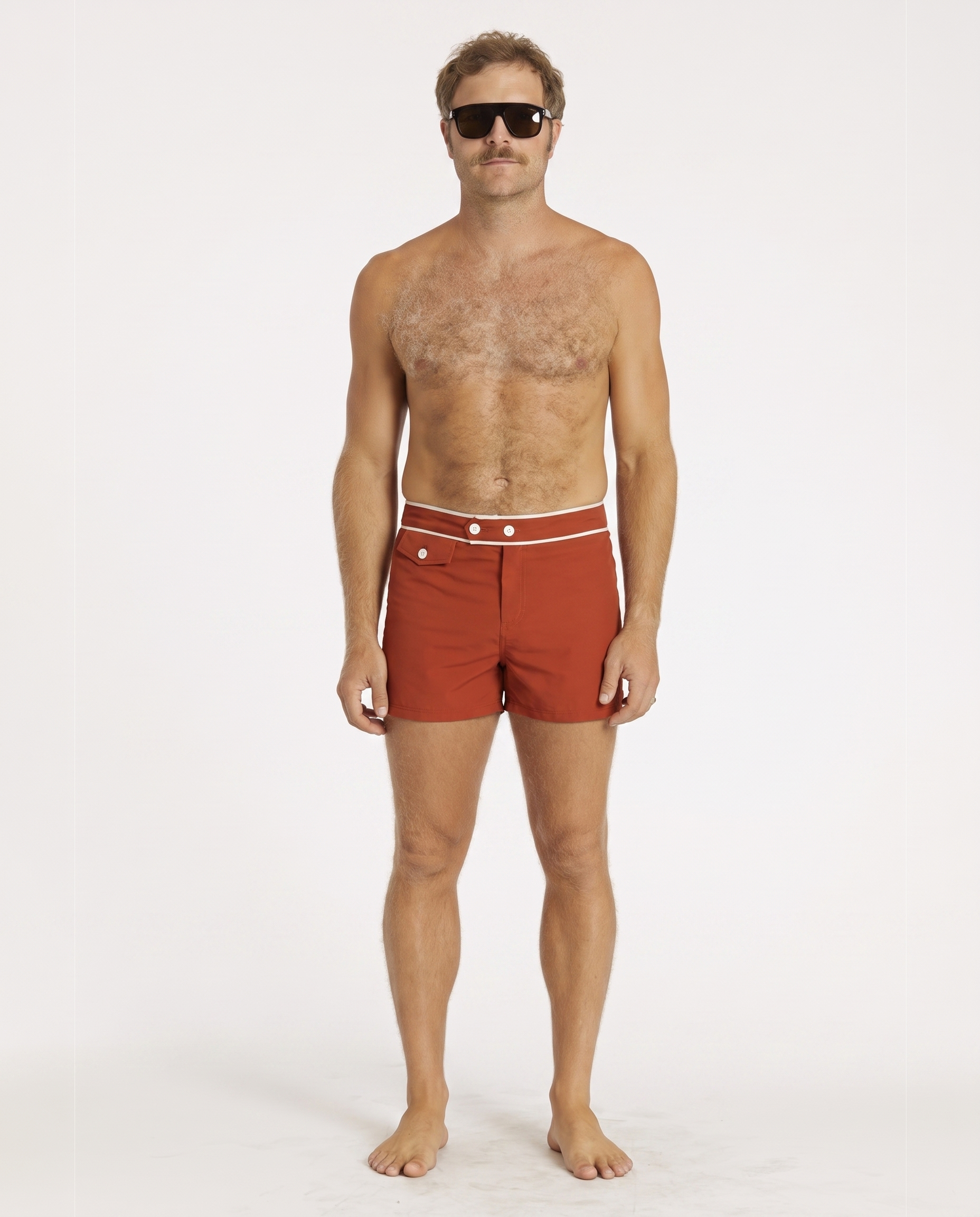 Grant is 5'11" and wearing size 32