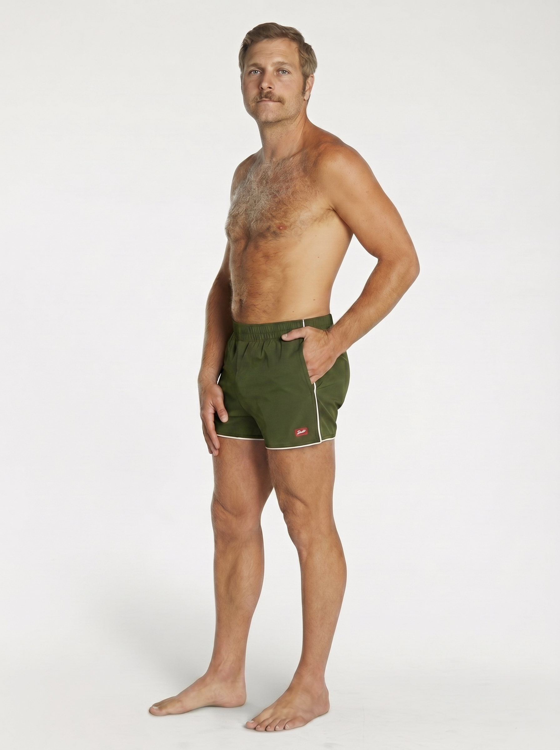 Grant is 5'11" and wearing size 32
