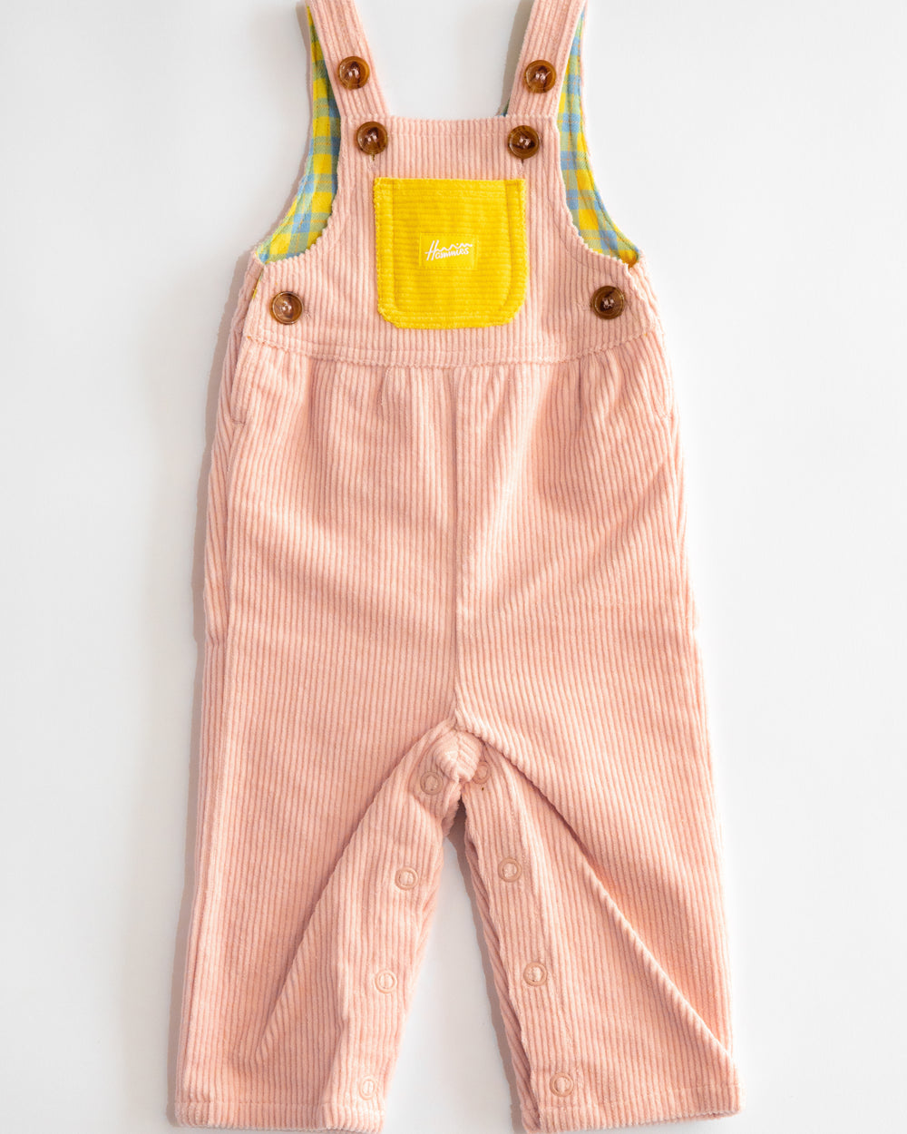 Mono para niños (rosa empolvado/amarillo)