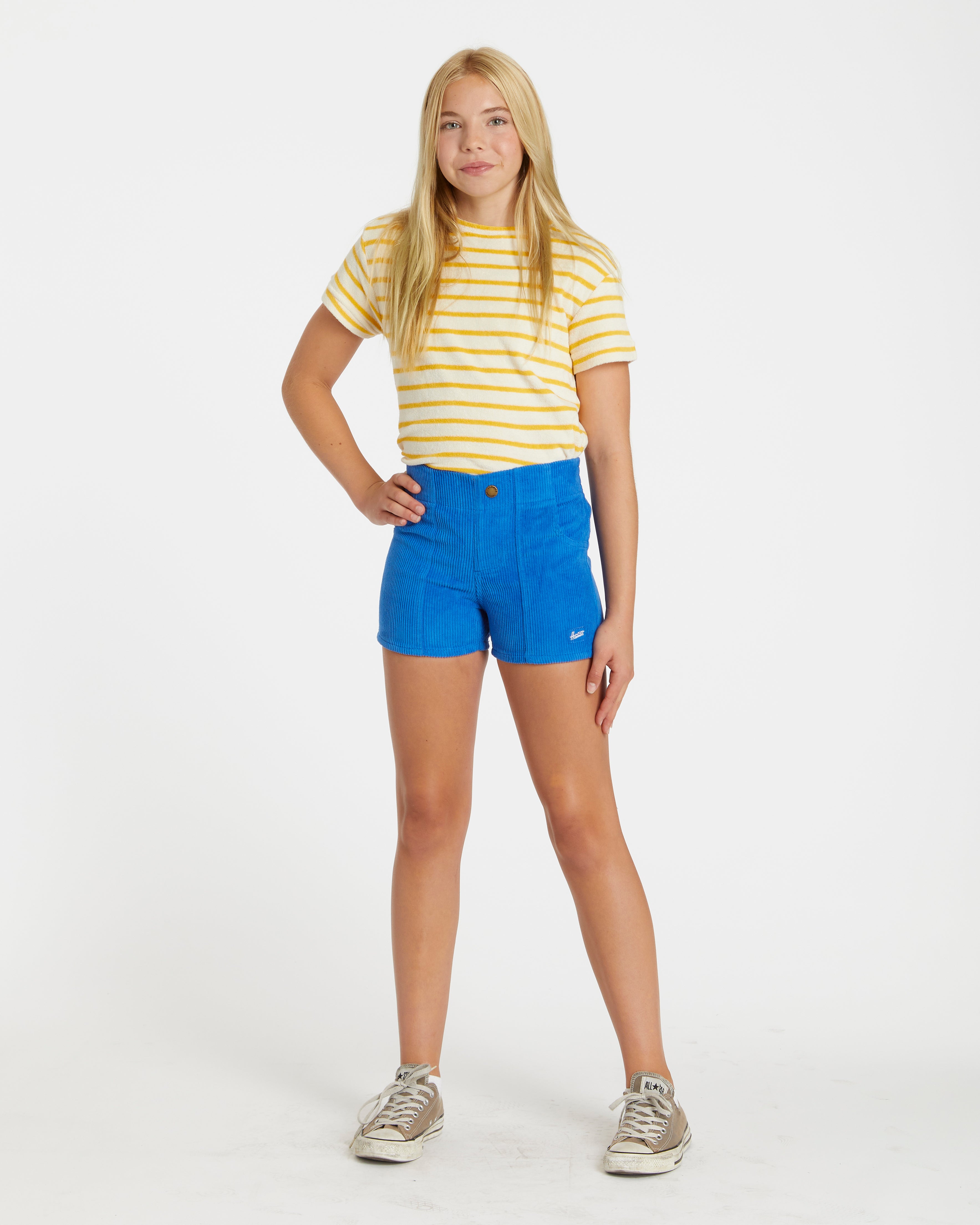 Hazel is 11 years old and wearing size M