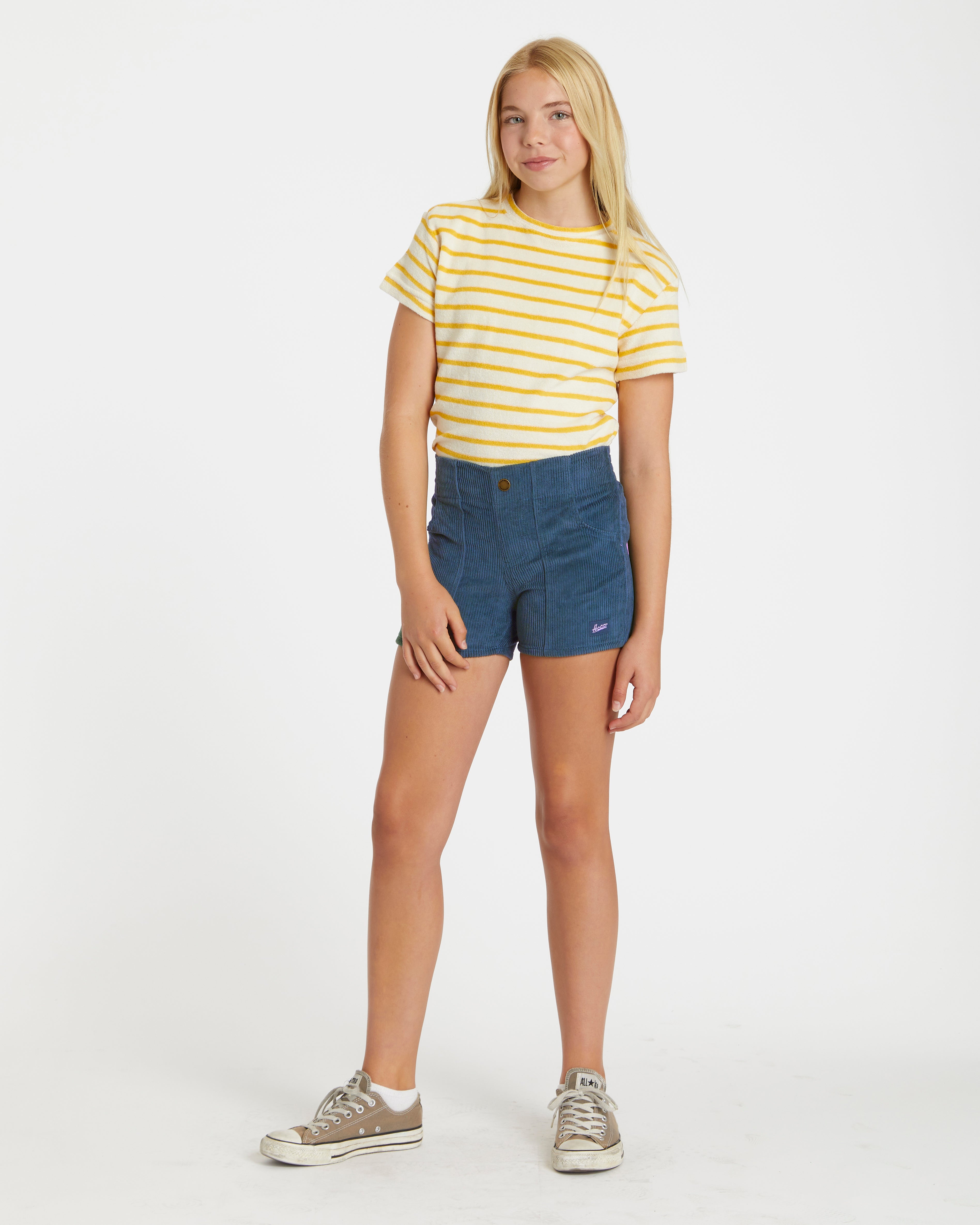 Hazel is 11 years old and wearing size M