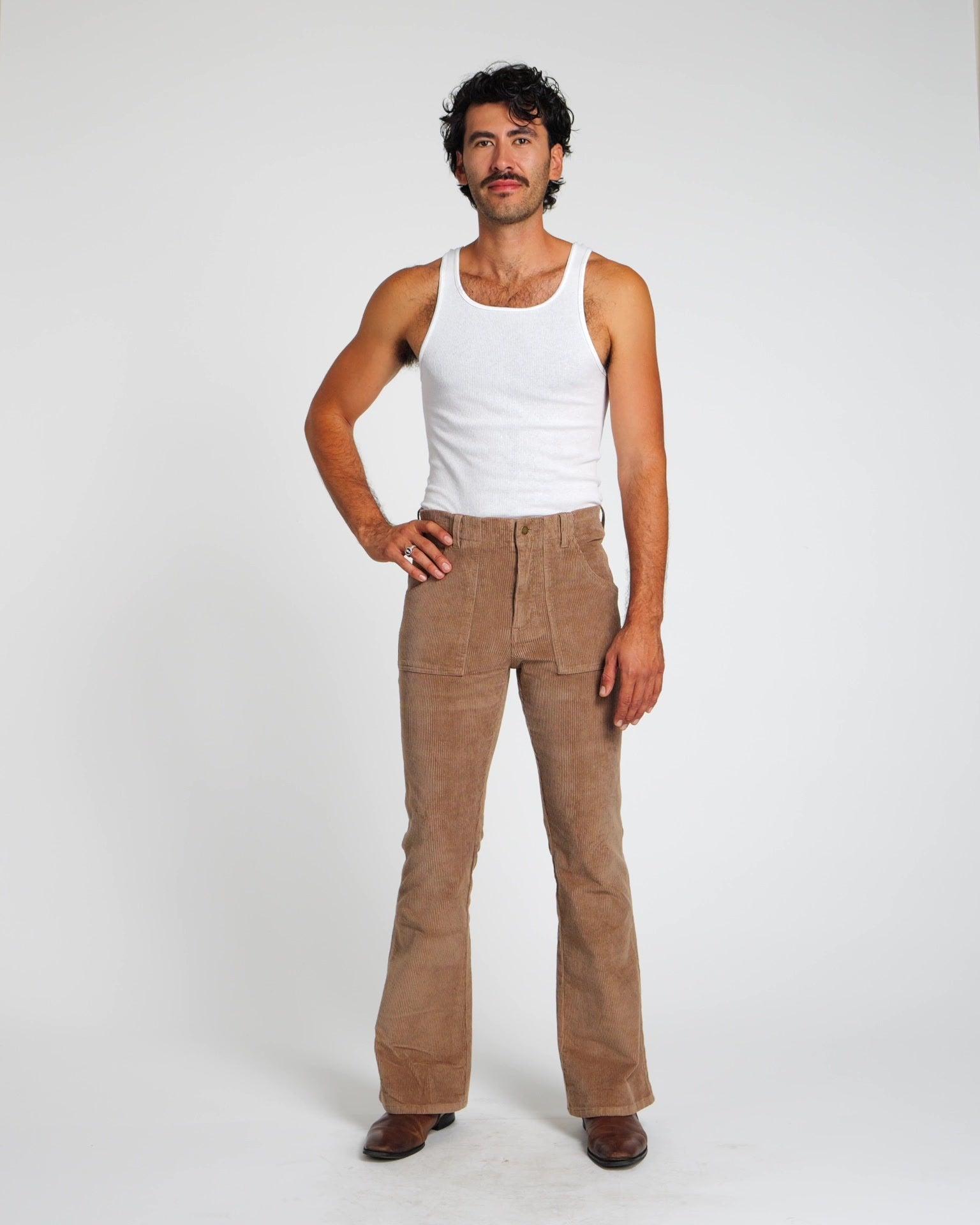 Men's Bell Bottom (Brown) - 28