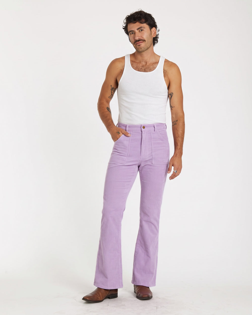 Cristian is 6'3" and wearing size 32
