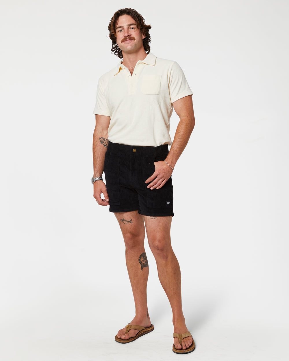 Cristian is 6'3" and wearing size 32