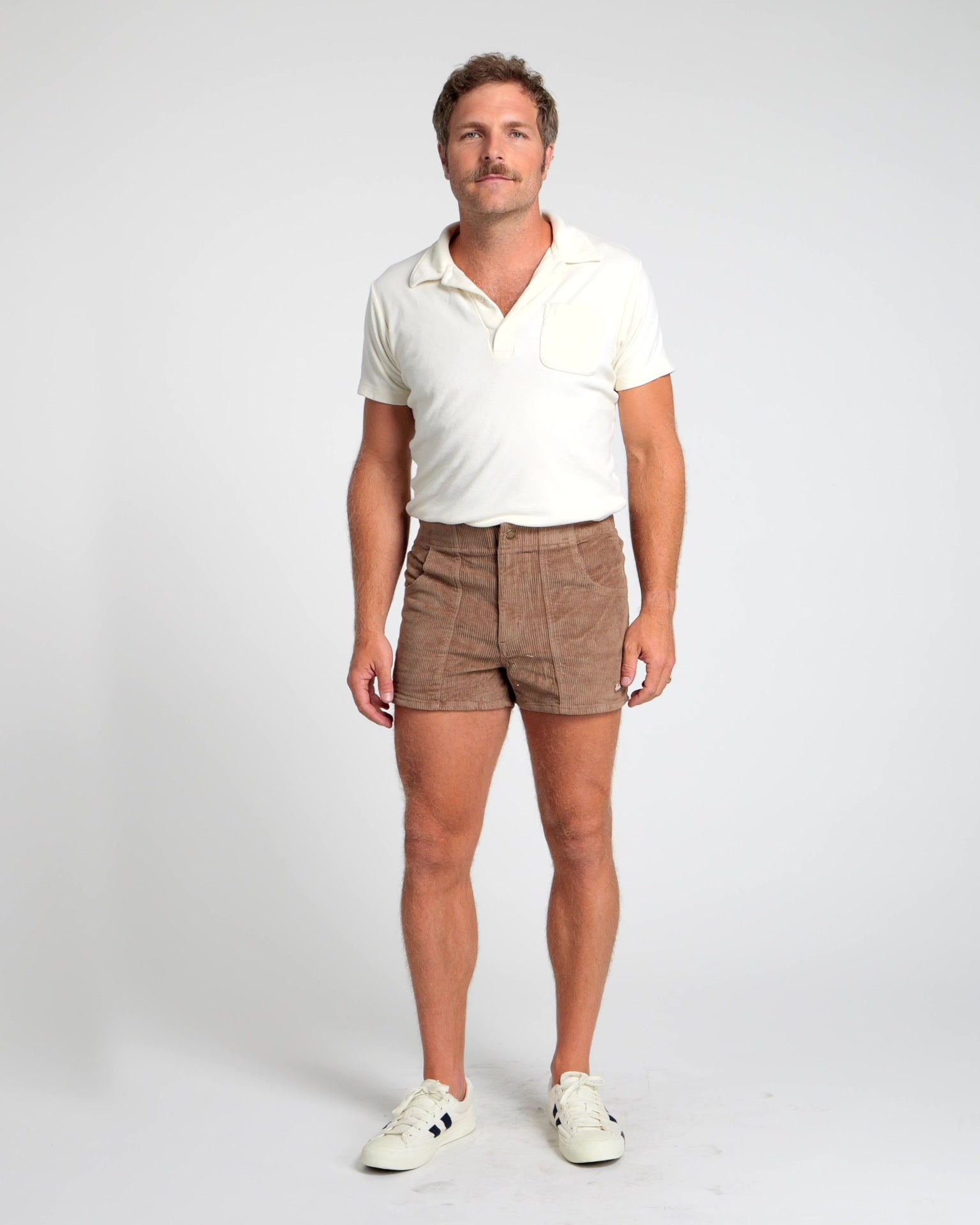 brown dress shorts men Hammies Men's Short (Brown) 32 imgupdate_20230104 size:PL Relaxed through seat and Haleia Slit Detailed Long