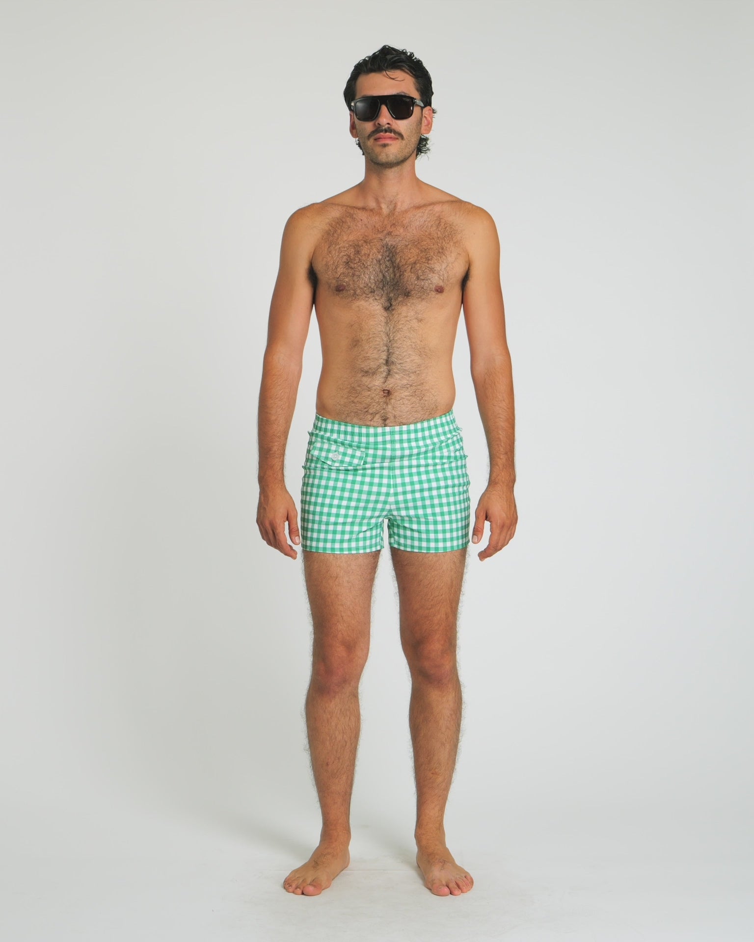 Hammies Gingham Cabana Trunk (Green)