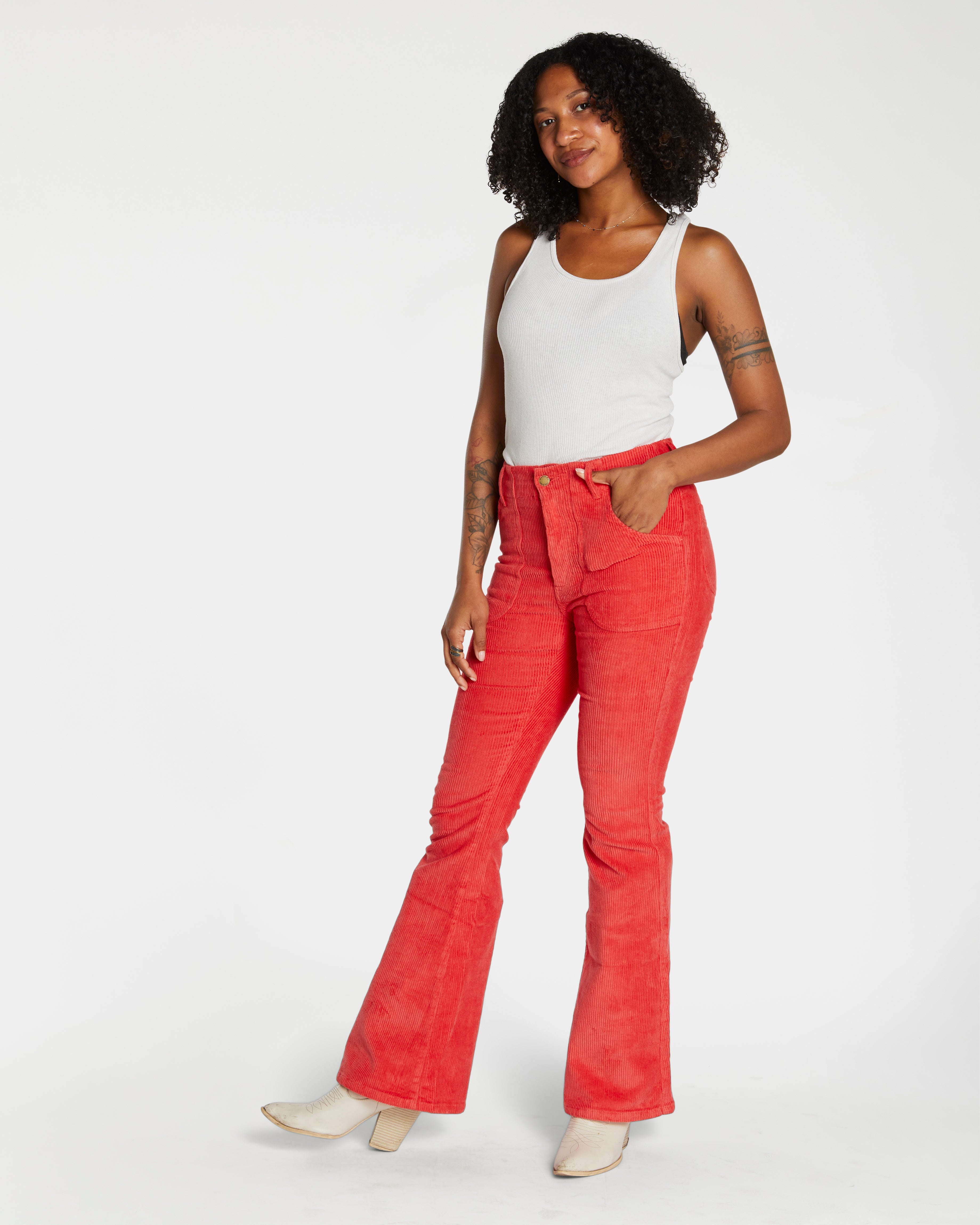 Women's Bell Bottom (Red)