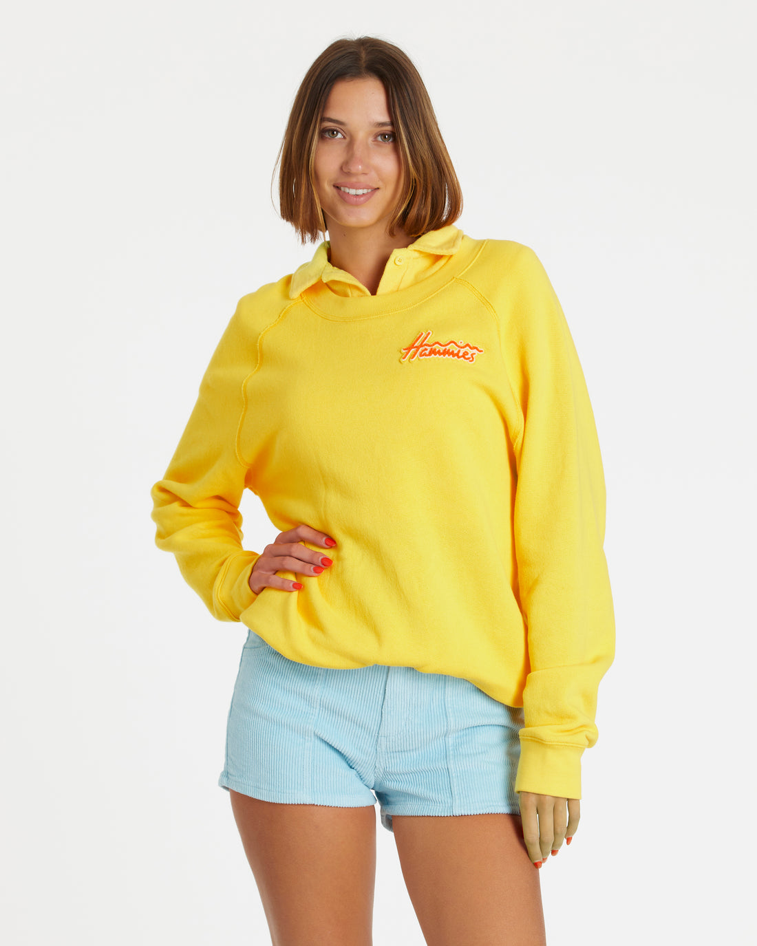 Hammies Varsity Raglan (Yellow)