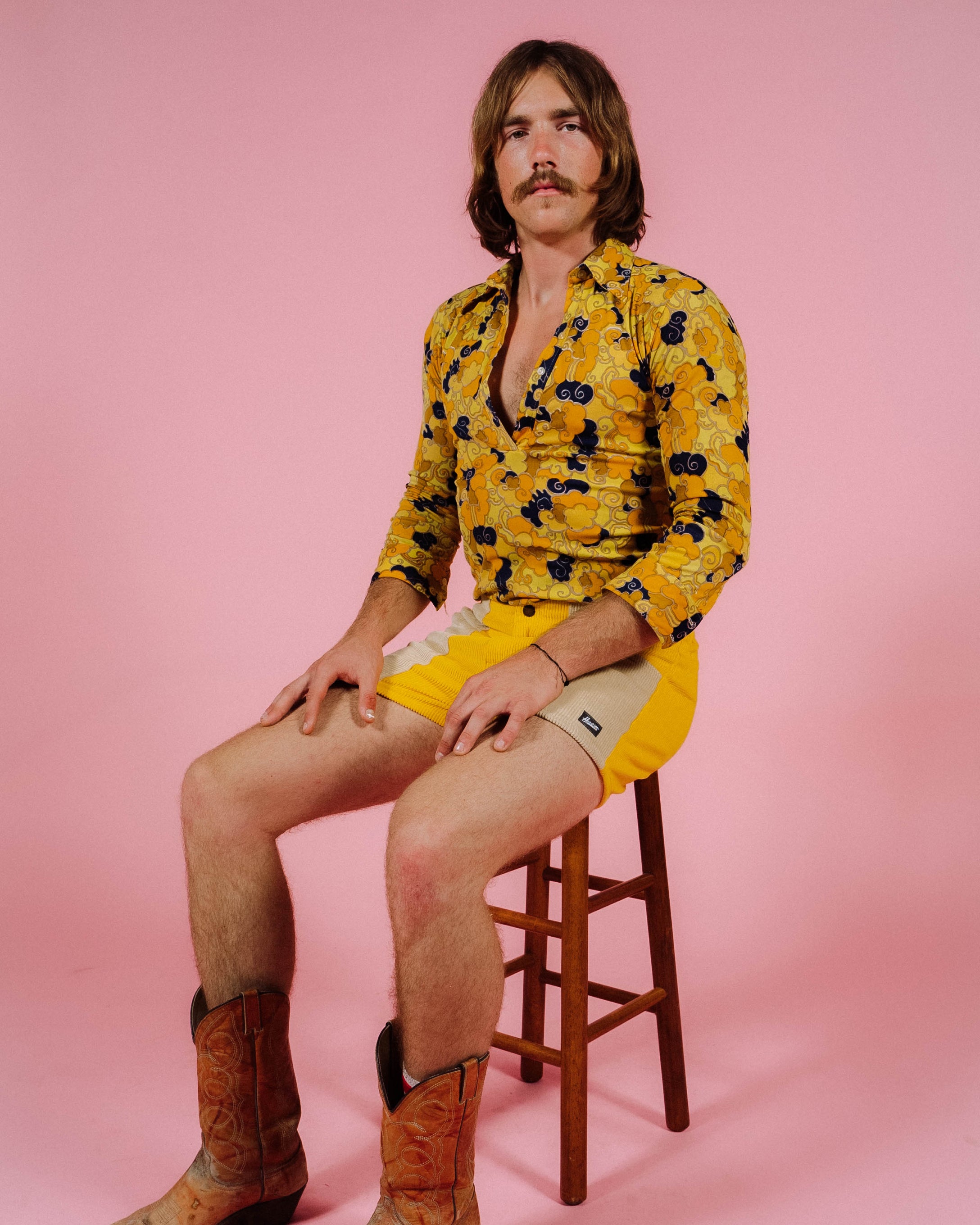 70s Fashion Men Shorts